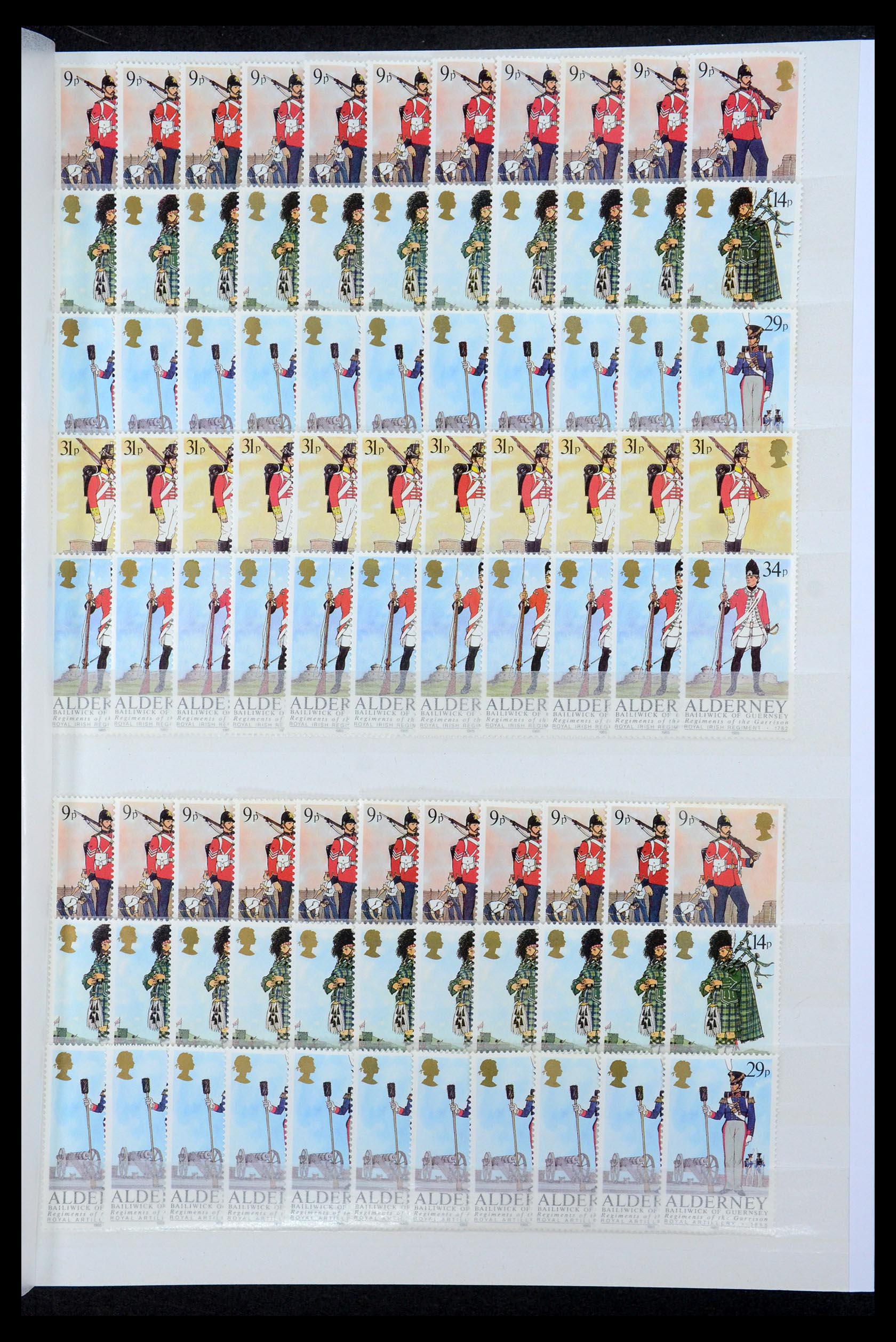 35529 021 - Postzegelverzameling 35529 Alderney1983-2014!