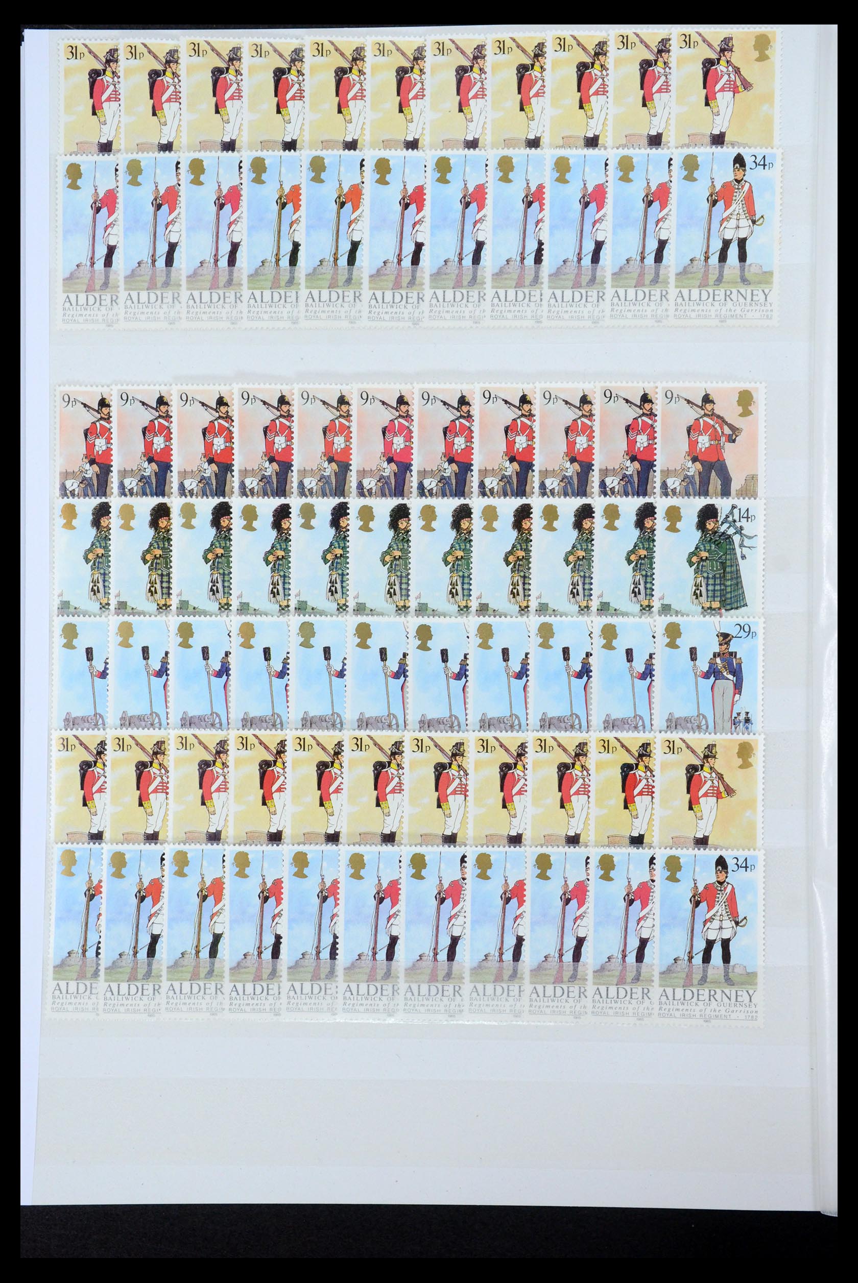 35529 022 - Postzegelverzameling 35529 Alderney1983-2014!