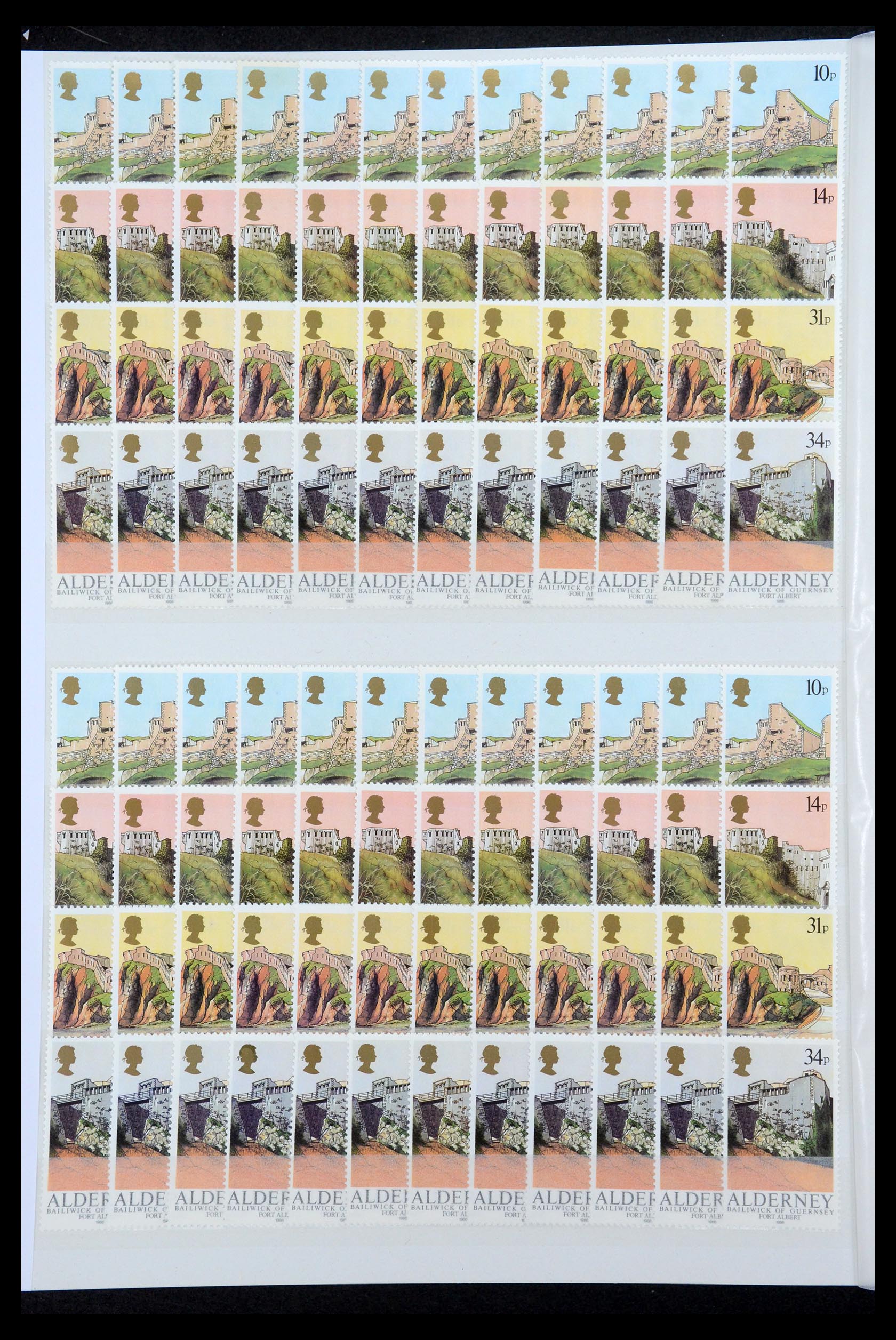 35529 024 - Postzegelverzameling 35529 Alderney1983-2014!