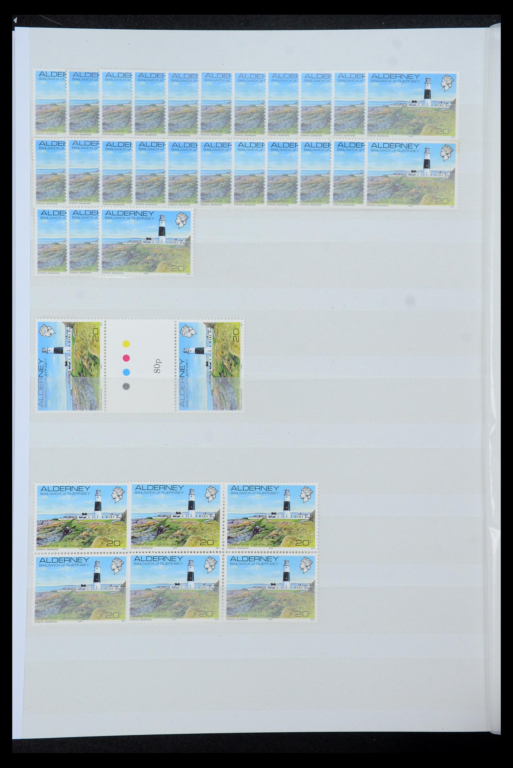 35529 032 - Postzegelverzameling 35529 Alderney1983-2014!