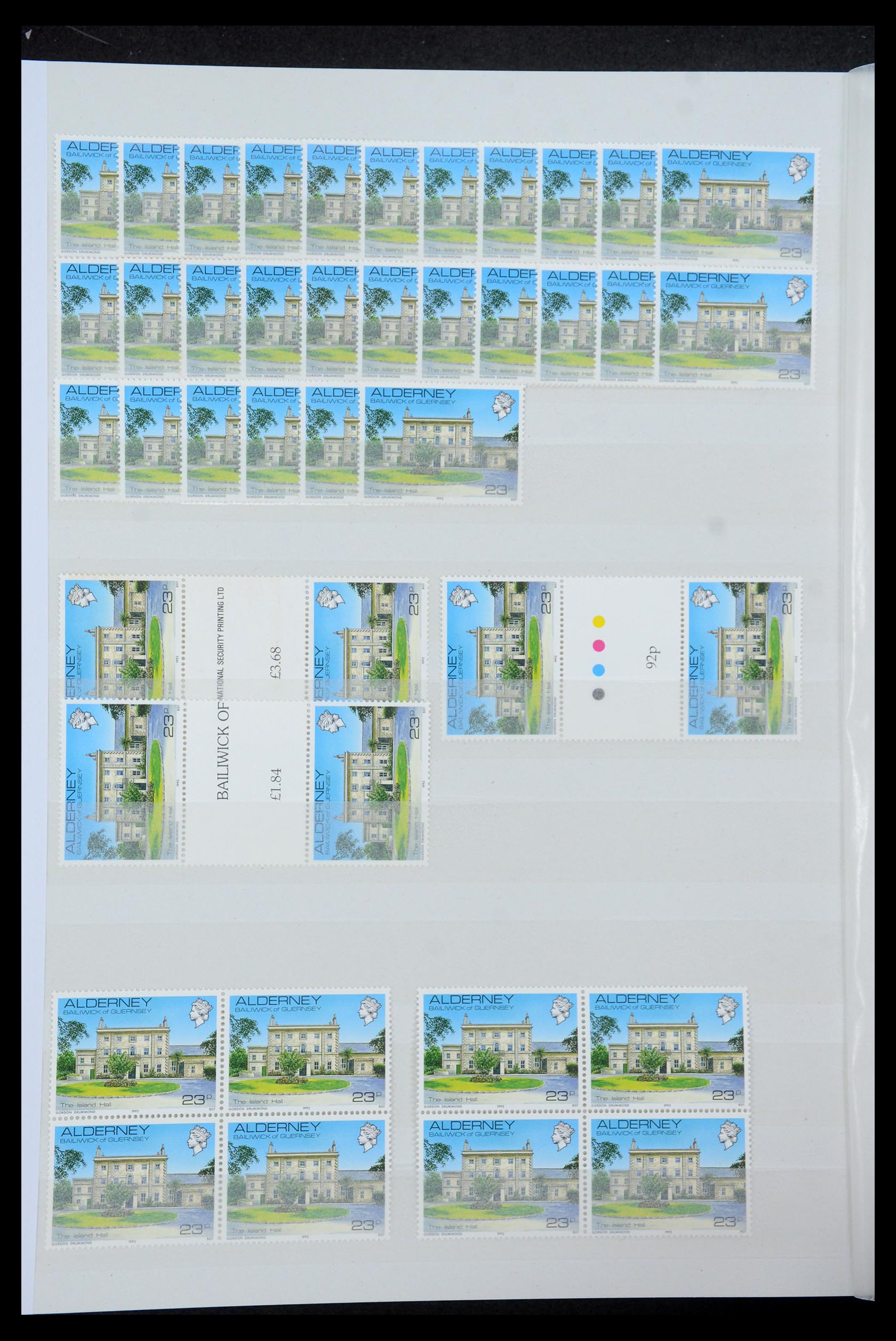 35529 038 - Postzegelverzameling 35529 Alderney1983-2014!