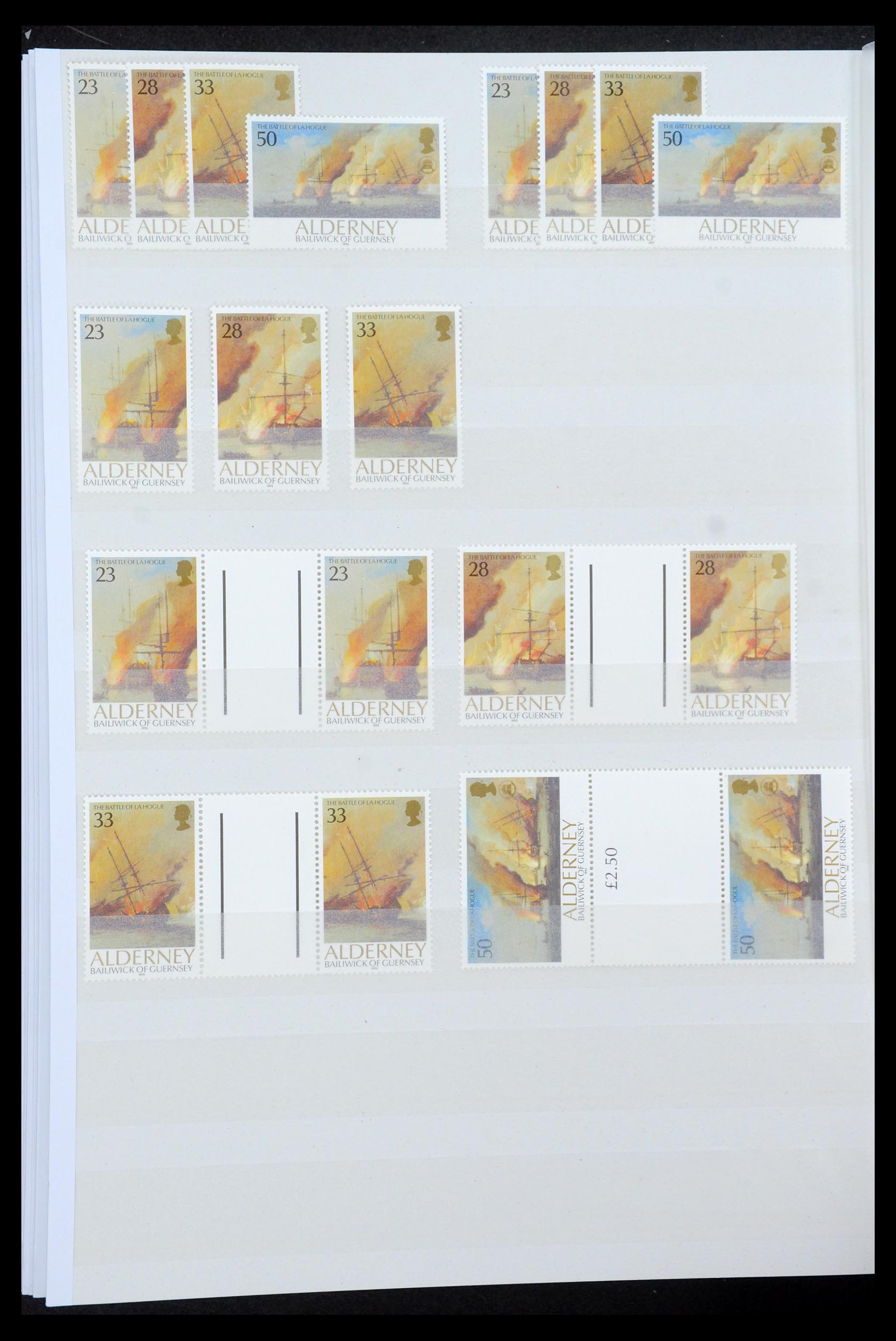 35529 040 - Postzegelverzameling 35529 Alderney1983-2014!
