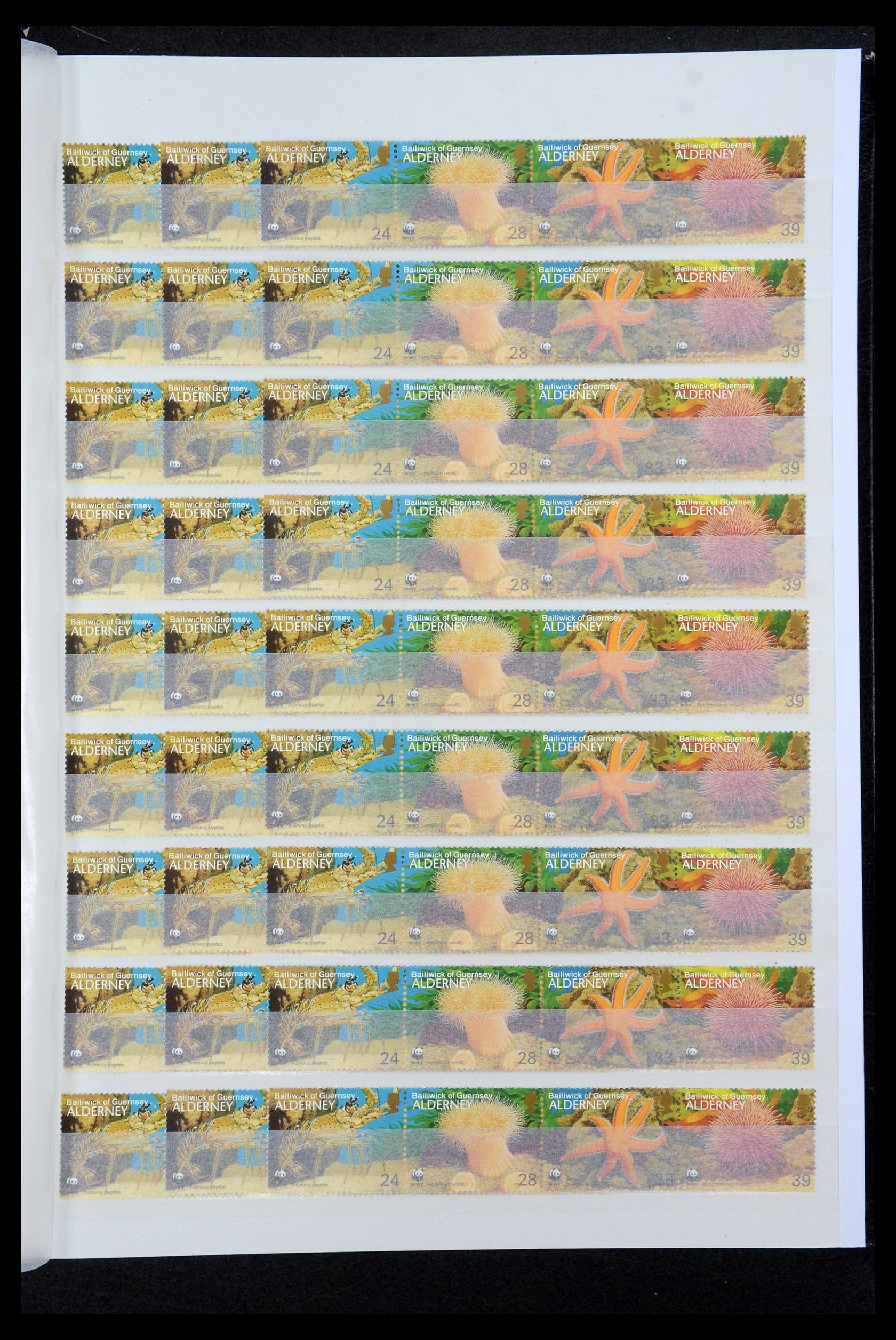 35529 043 - Postzegelverzameling 35529 Alderney1983-2014!