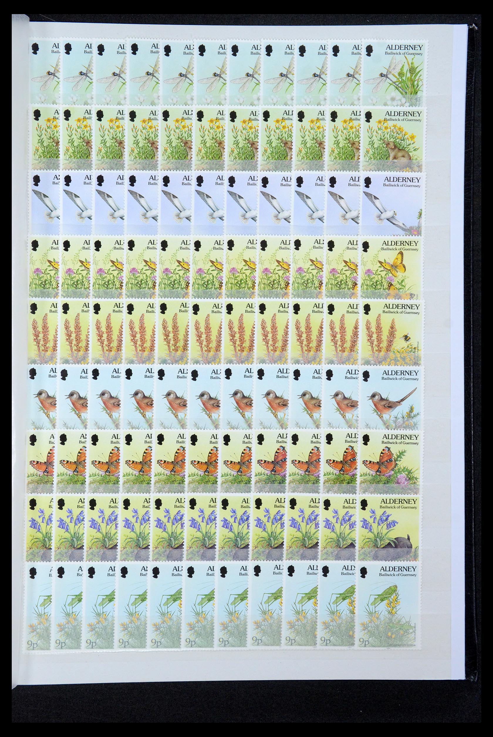 35529 045 - Postzegelverzameling 35529 Alderney1983-2014!