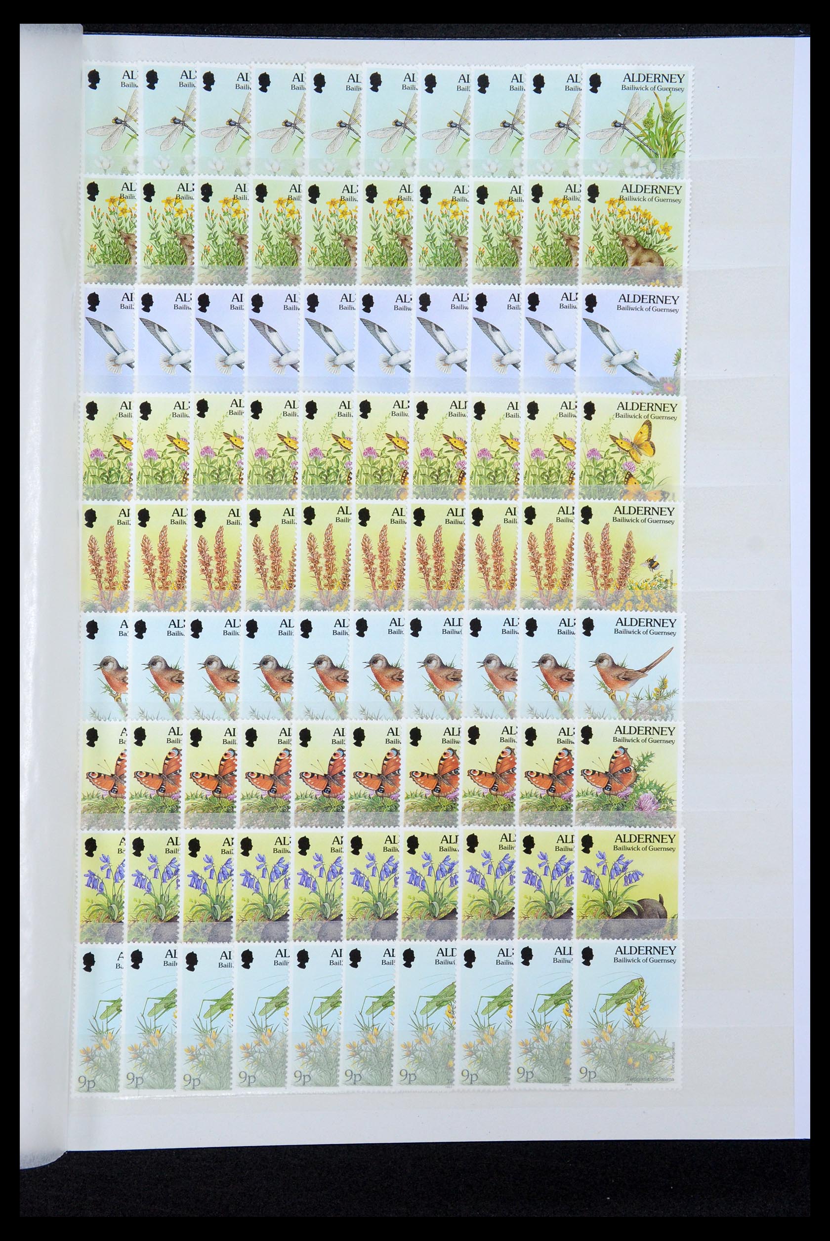 35529 047 - Postzegelverzameling 35529 Alderney1983-2014!