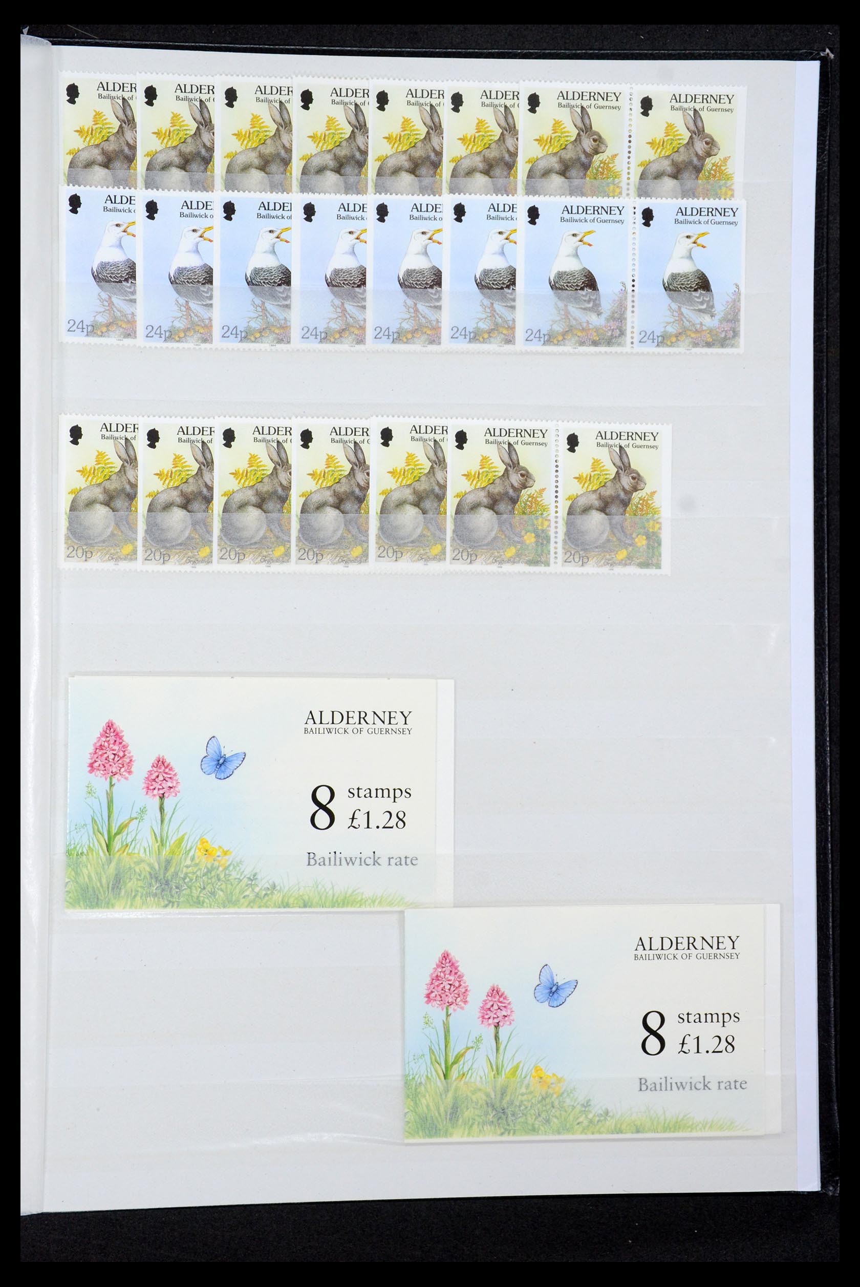 35529 051 - Postzegelverzameling 35529 Alderney1983-2014!