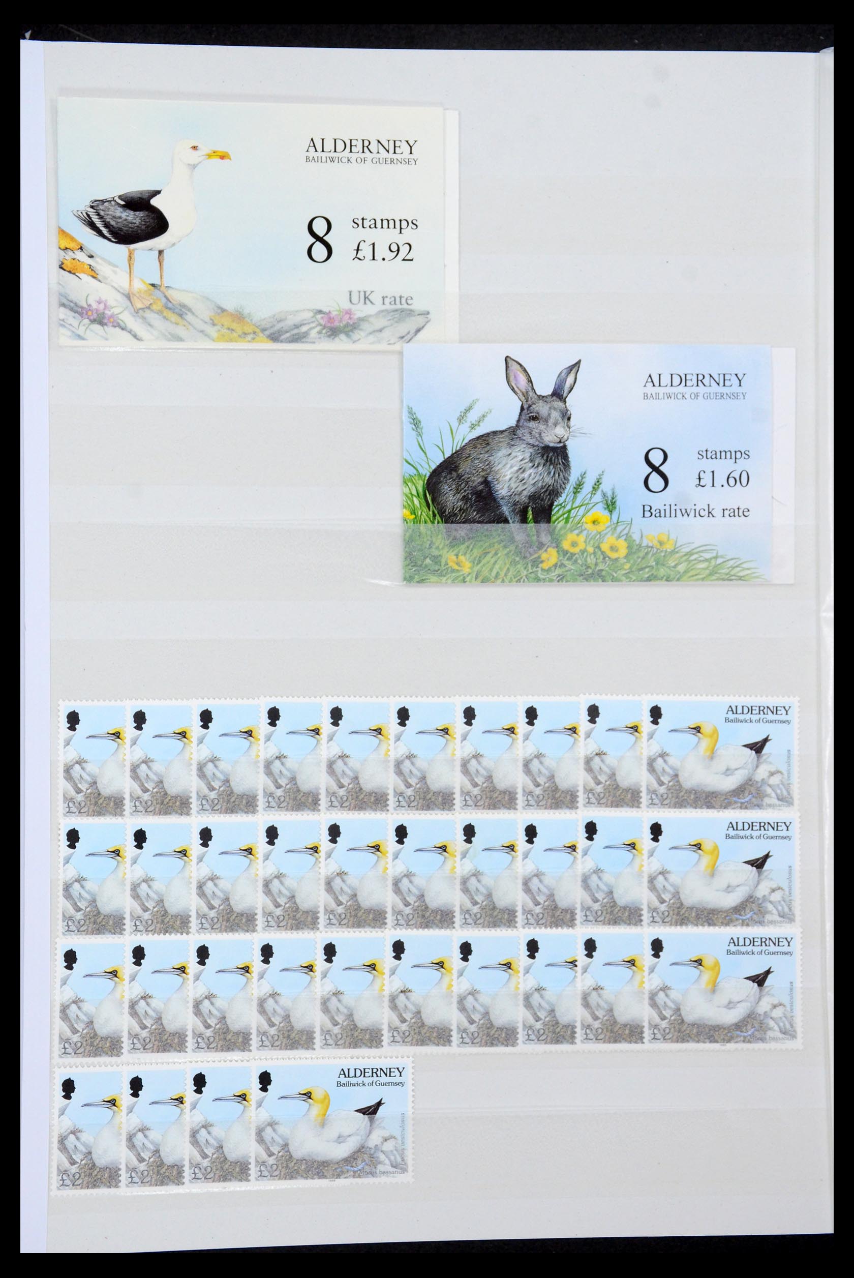35529 052 - Postzegelverzameling 35529 Alderney1983-2014!