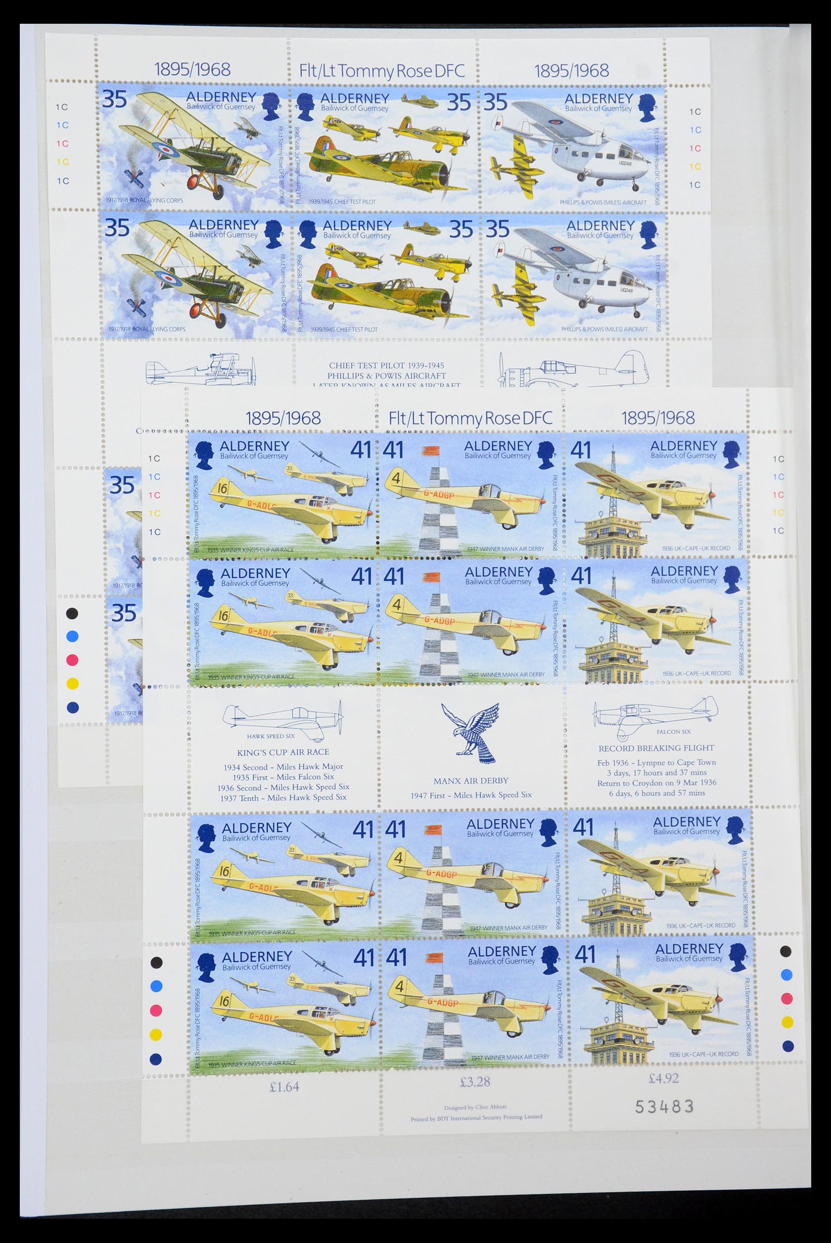 35529 056 - Postzegelverzameling 35529 Alderney1983-2014!