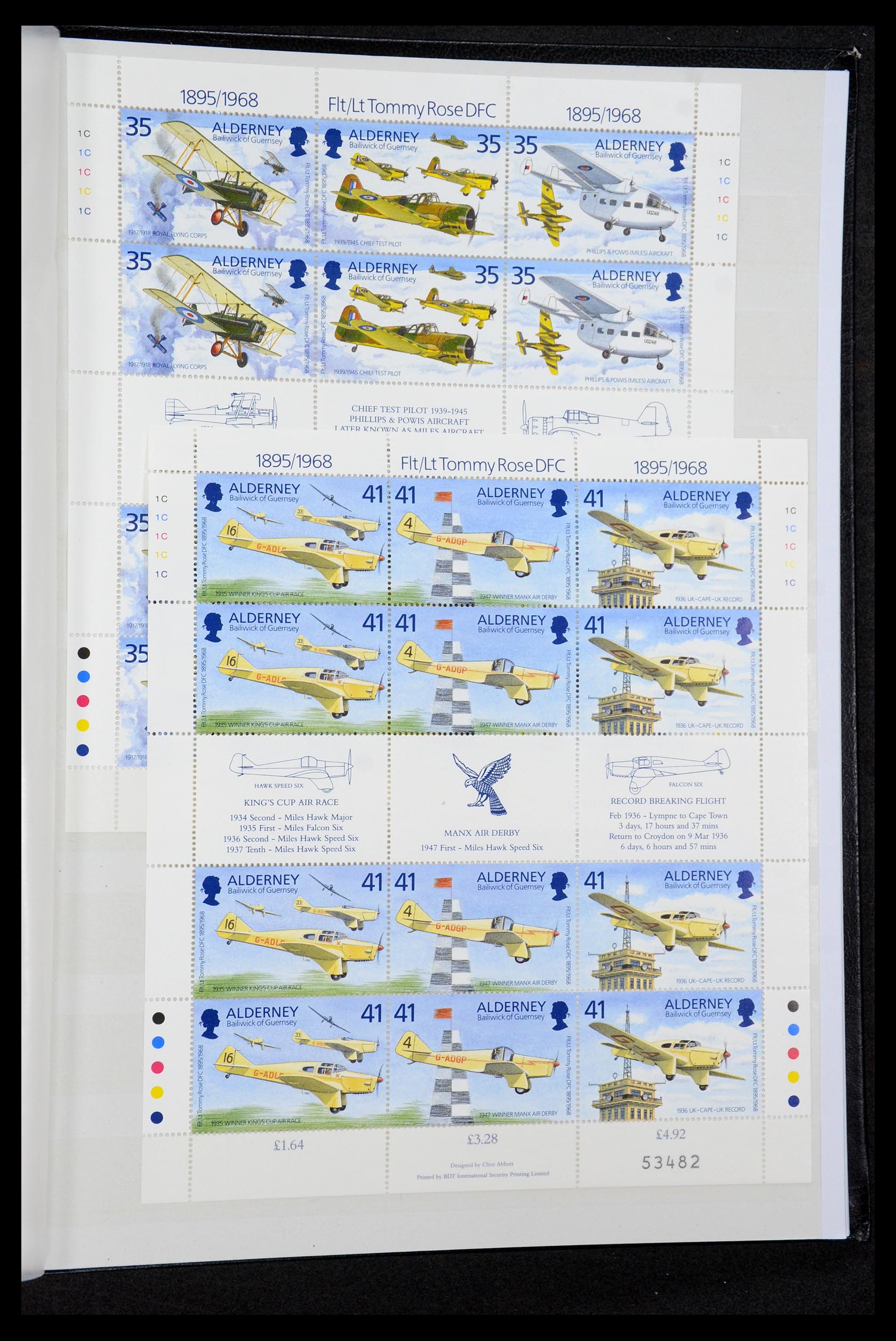 35529 057 - Postzegelverzameling 35529 Alderney1983-2014!