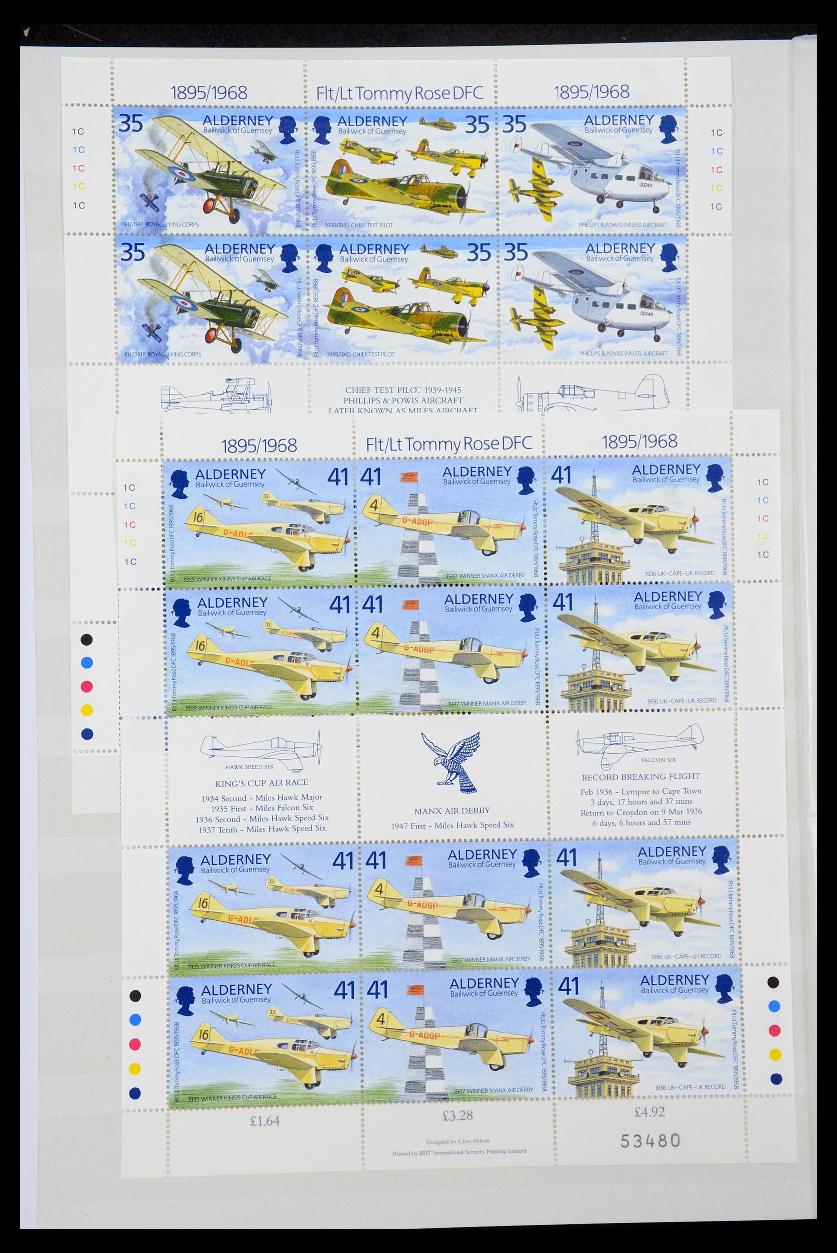 35529 058 - Stamp Collection 35529 Alderney1983-2014!