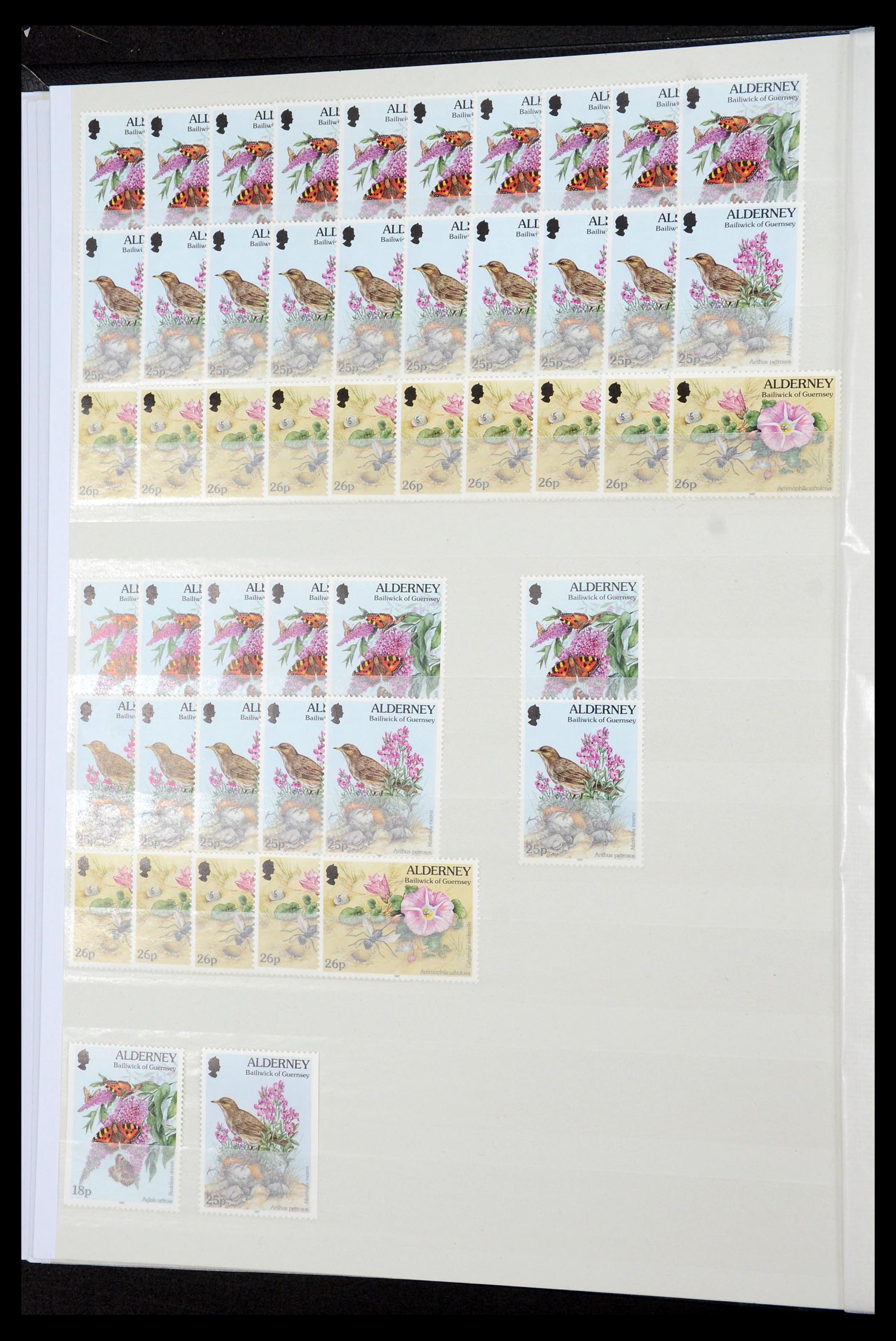 35529 074 - Stamp Collection 35529 Alderney1983-2014!