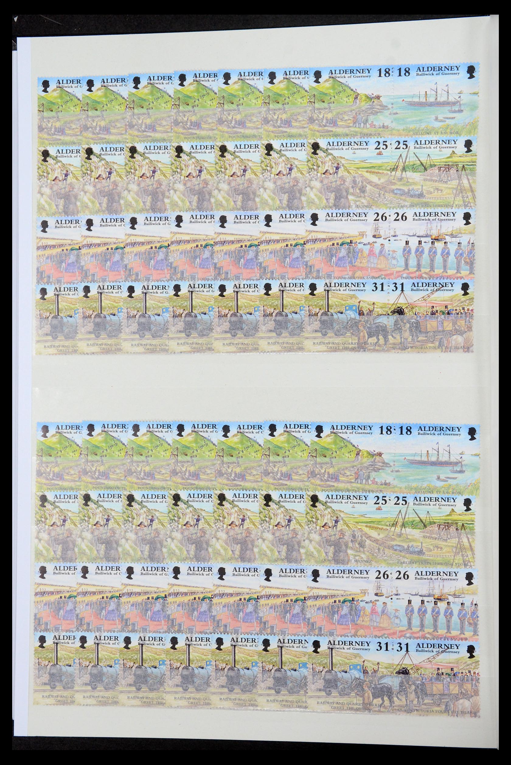 35529 080 - Stamp Collection 35529 Alderney1983-2014!