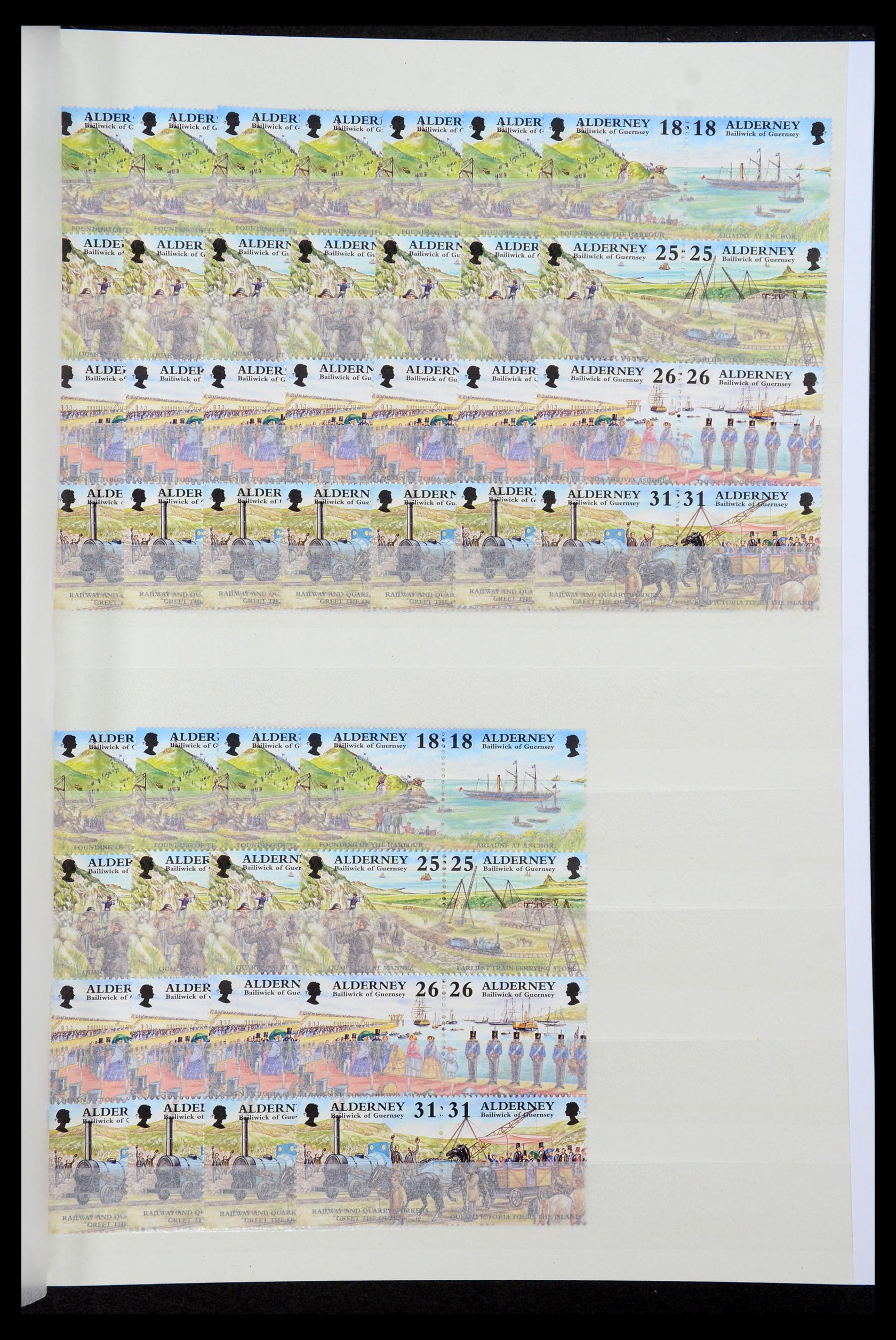 35529 081 - Stamp Collection 35529 Alderney1983-2014!