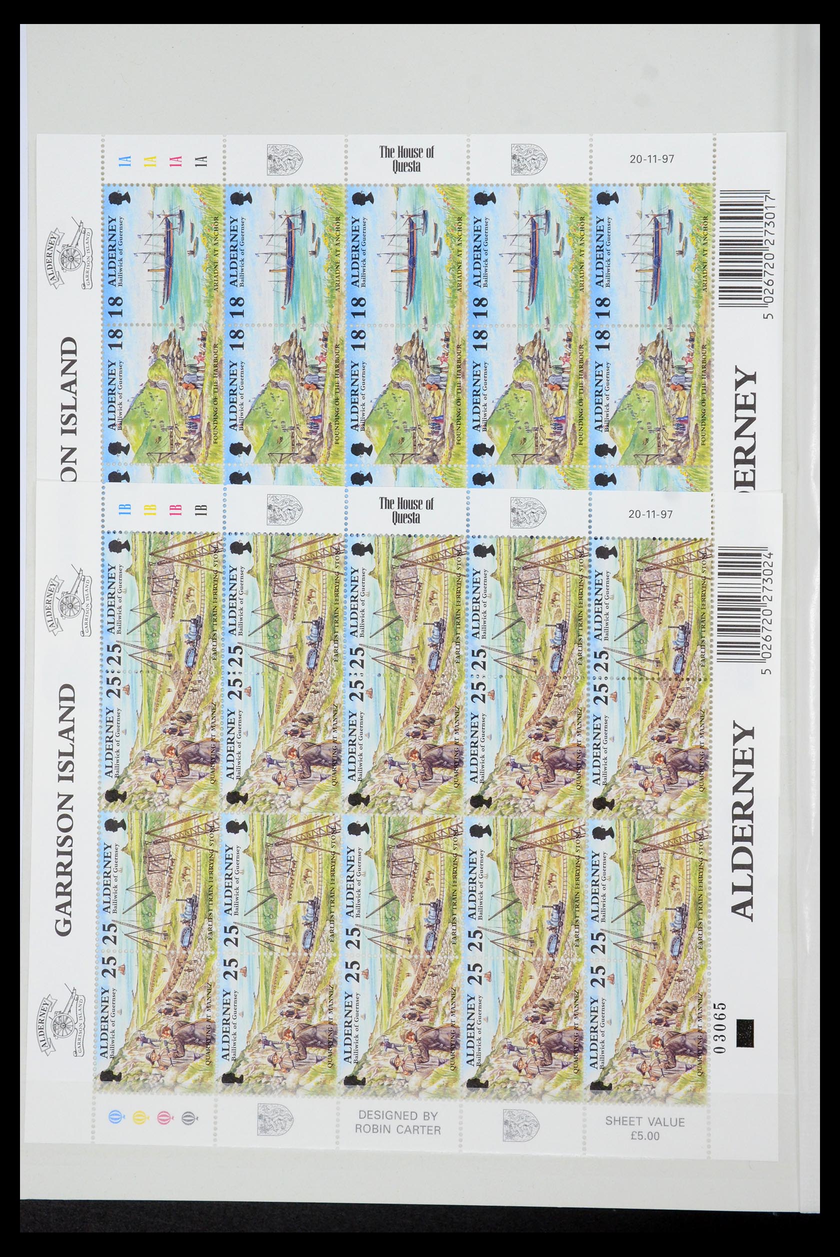 35529 082 - Stamp Collection 35529 Alderney1983-2014!