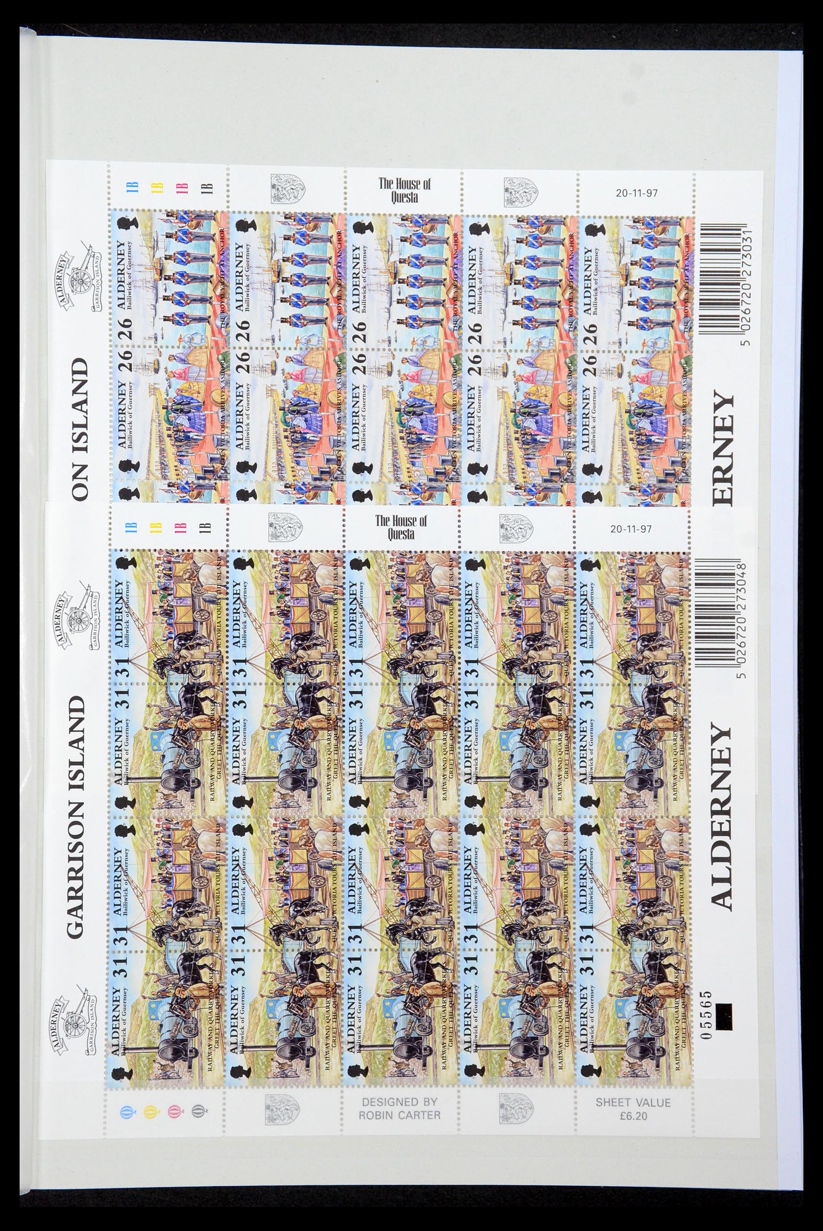 35529 083 - Stamp Collection 35529 Alderney1983-2014!