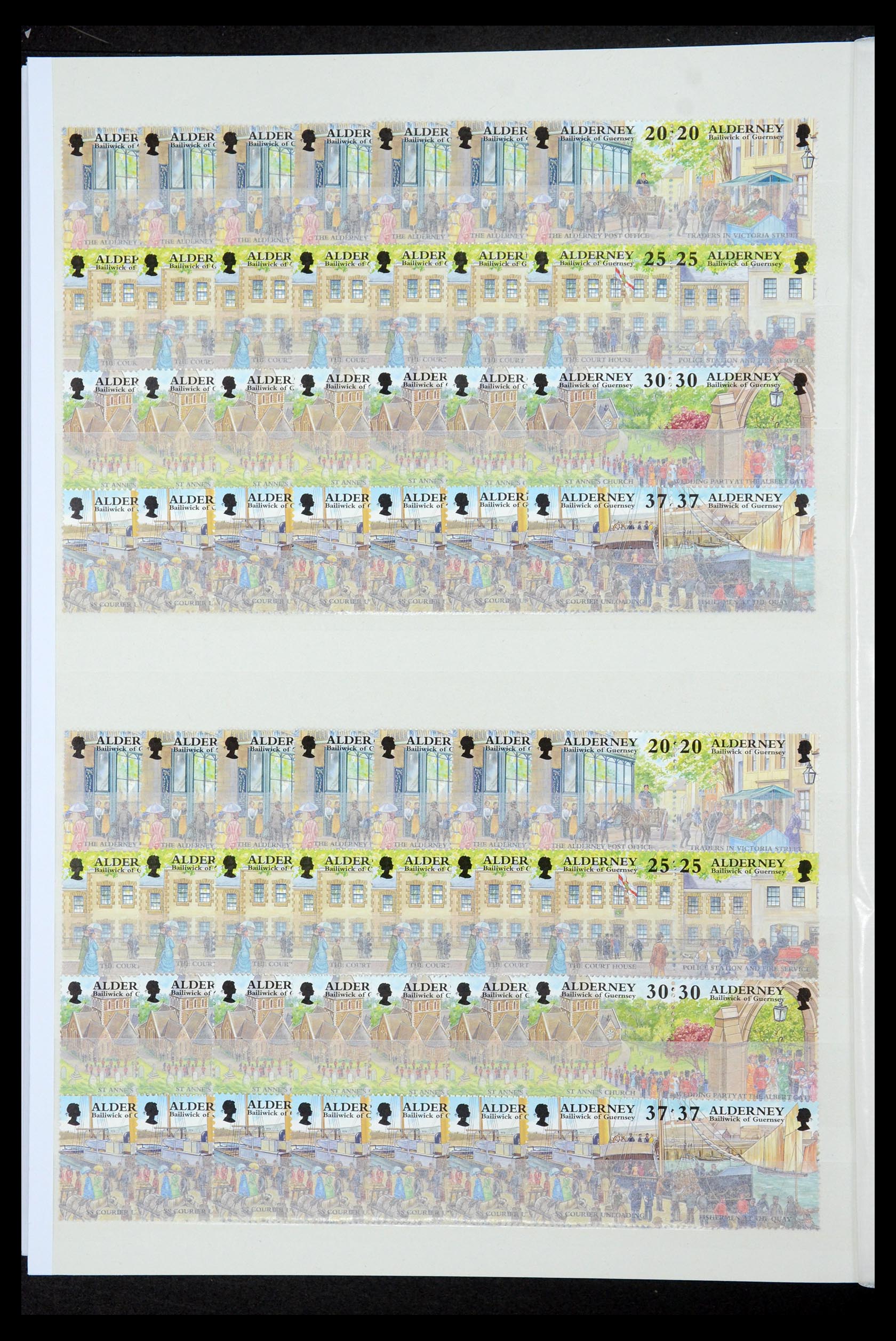 35529 090 - Stamp Collection 35529 Alderney1983-2014!