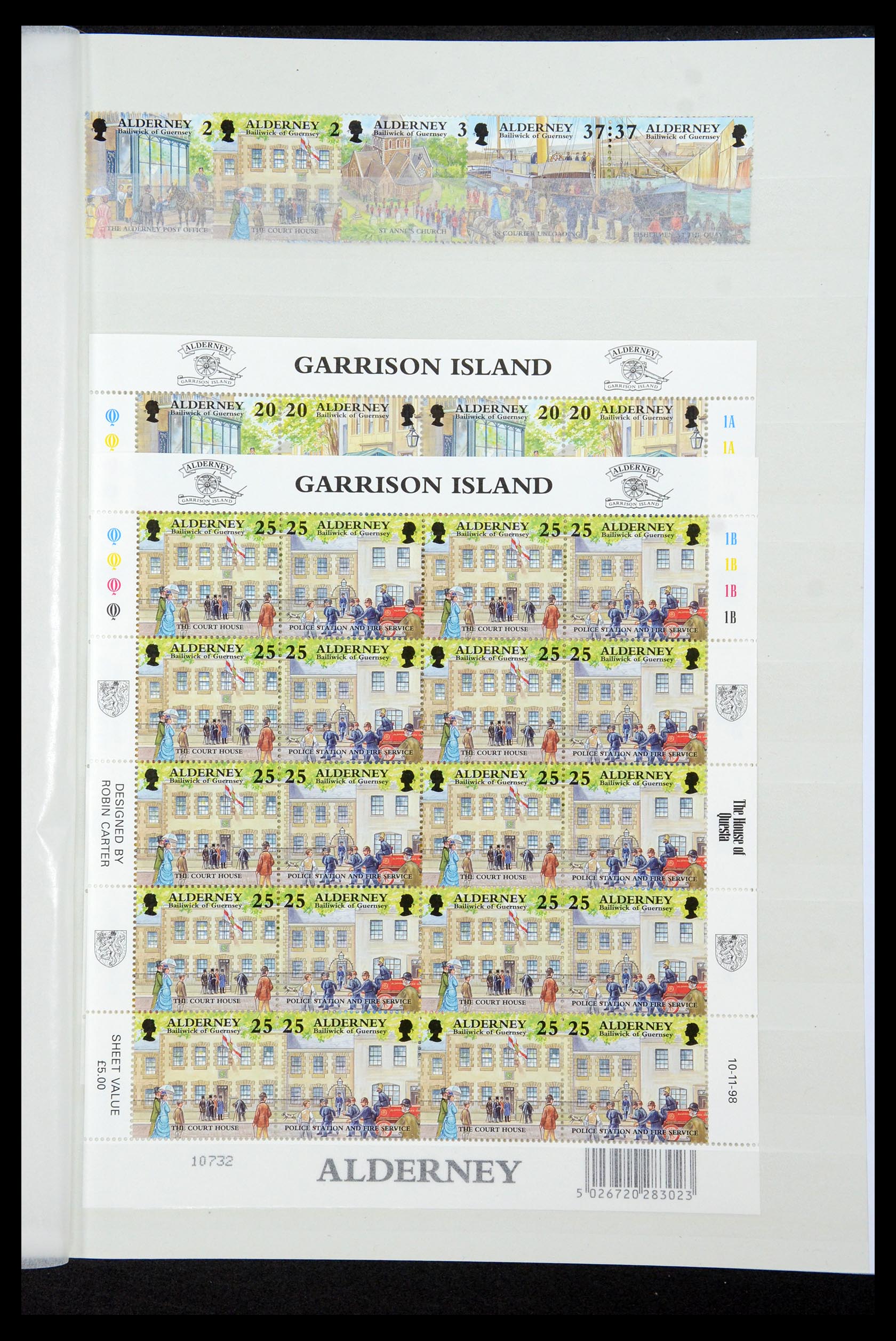 35529 091 - Stamp Collection 35529 Alderney1983-2014!