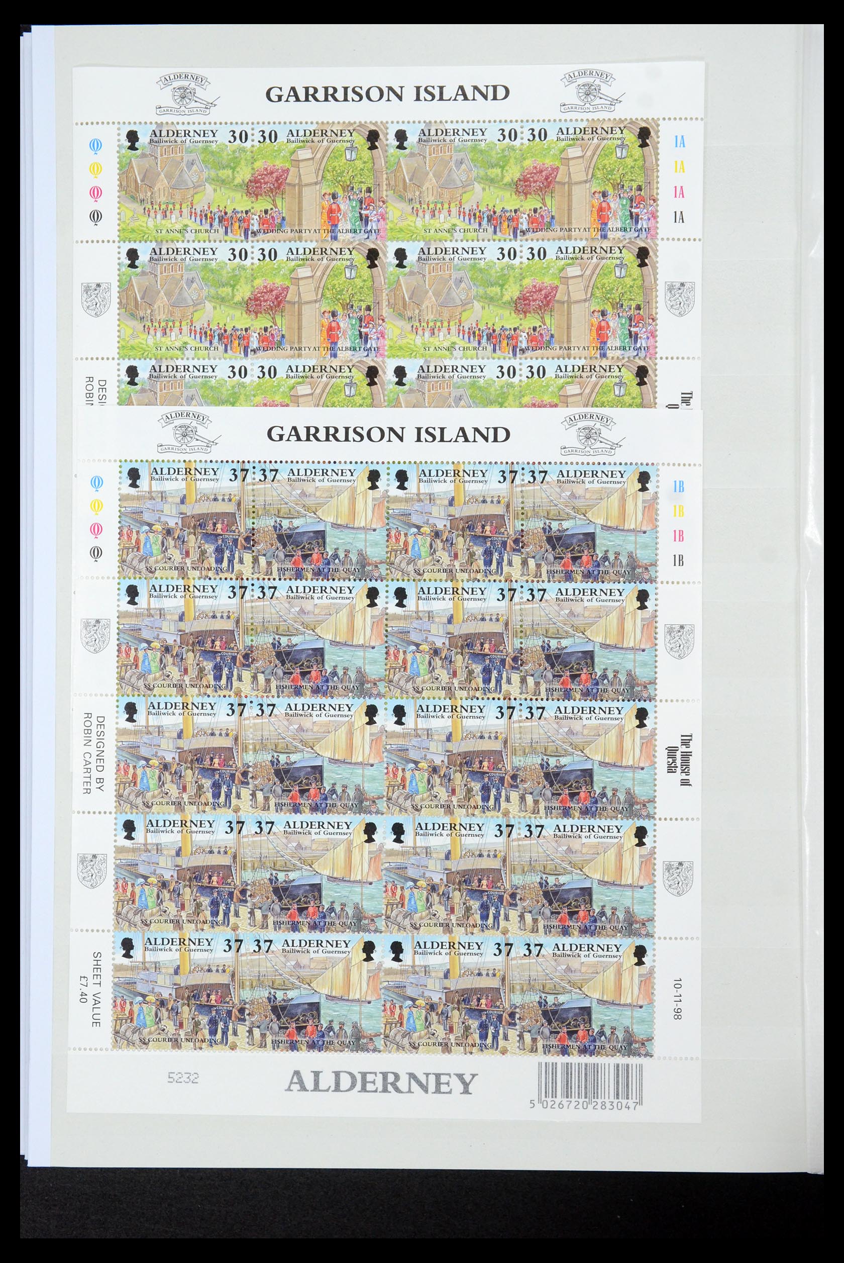 35529 092 - Stamp Collection 35529 Alderney1983-2014!