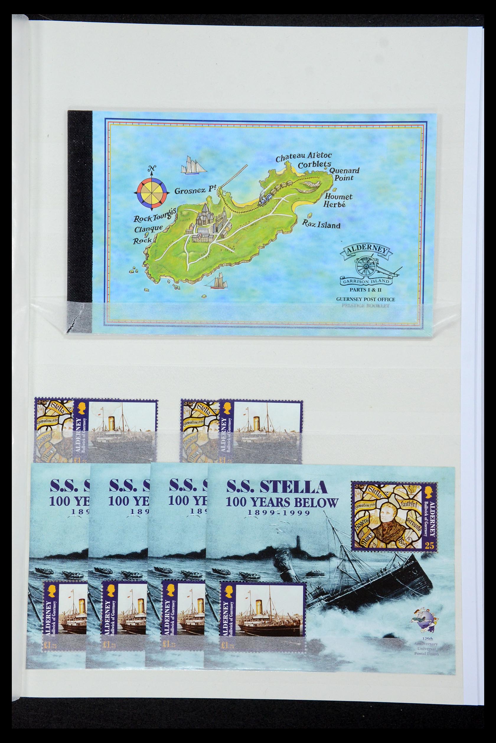 35529 093 - Stamp Collection 35529 Alderney1983-2014!