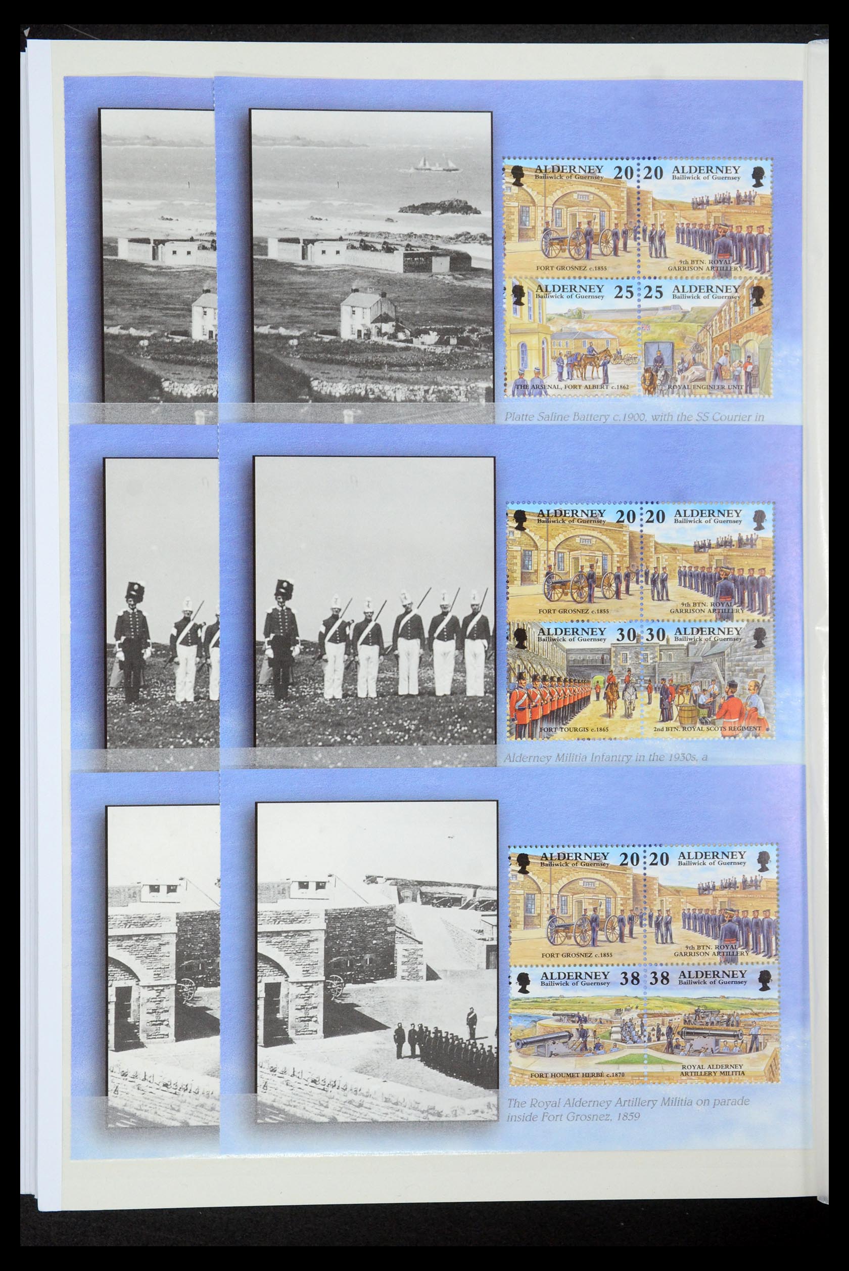 35529 100 - Stamp Collection 35529 Alderney1983-2014!