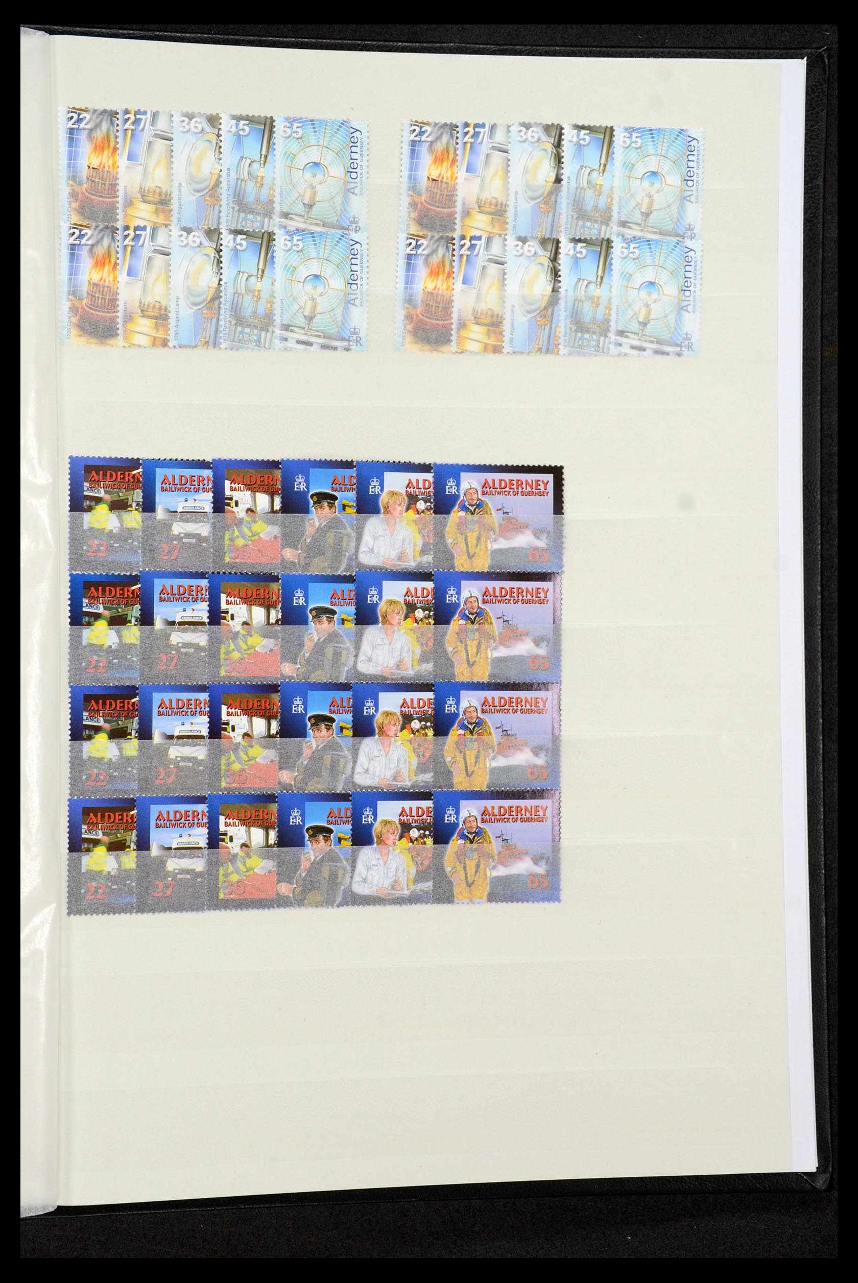 35529 127 - Stamp Collection 35529 Alderney1983-2014!