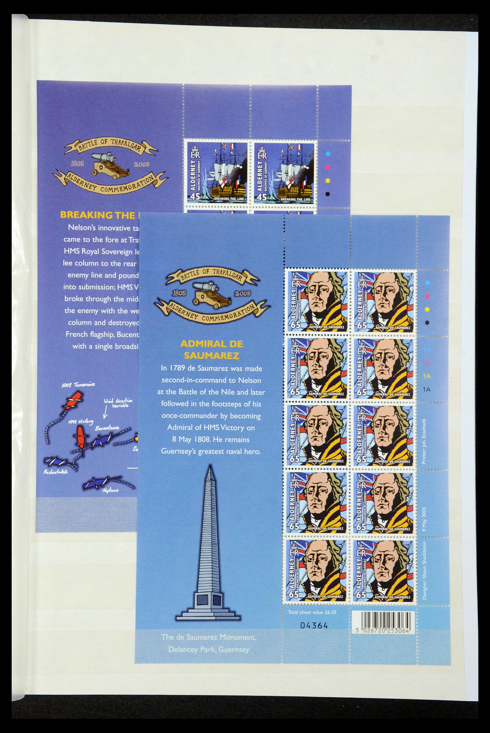 35529 147 - Stamp Collection 35529 Alderney1983-2014!