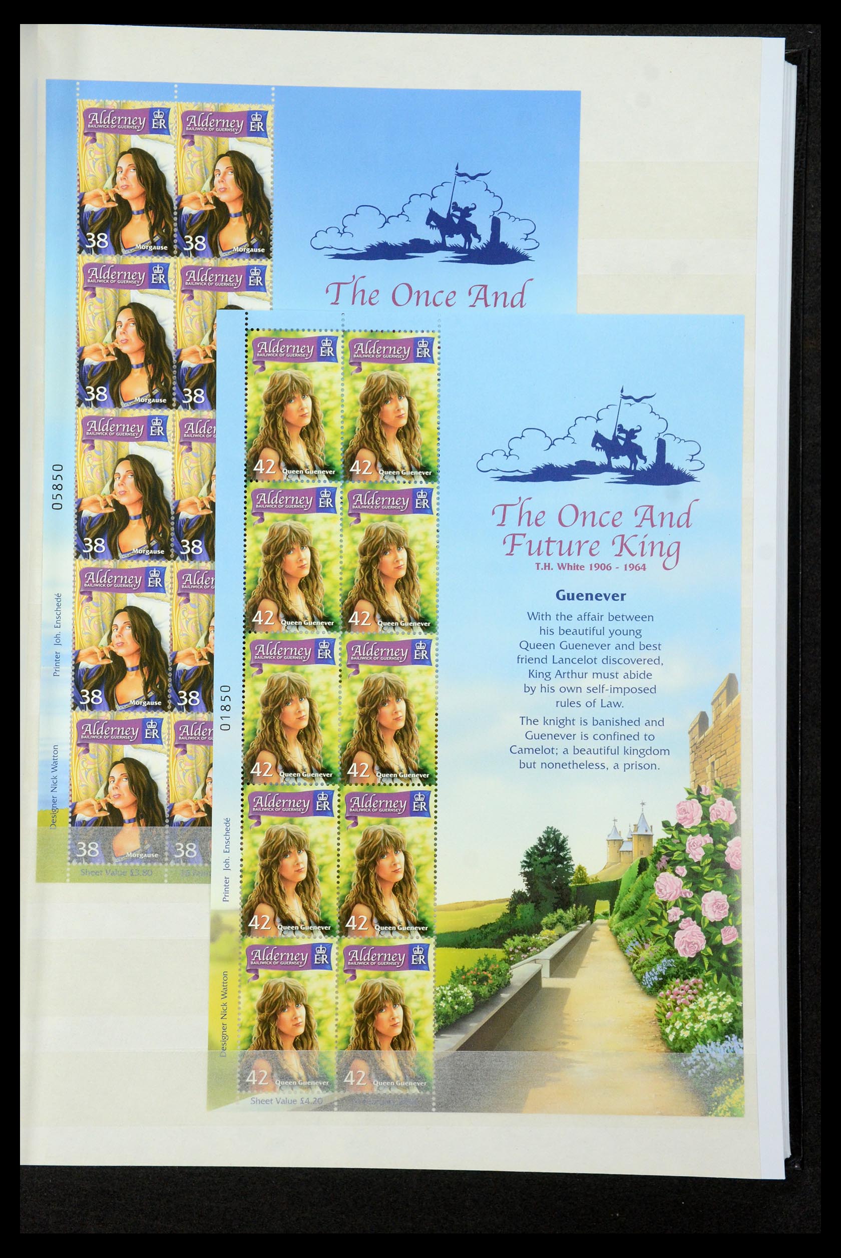 35529 153 - Stamp Collection 35529 Alderney1983-2014!