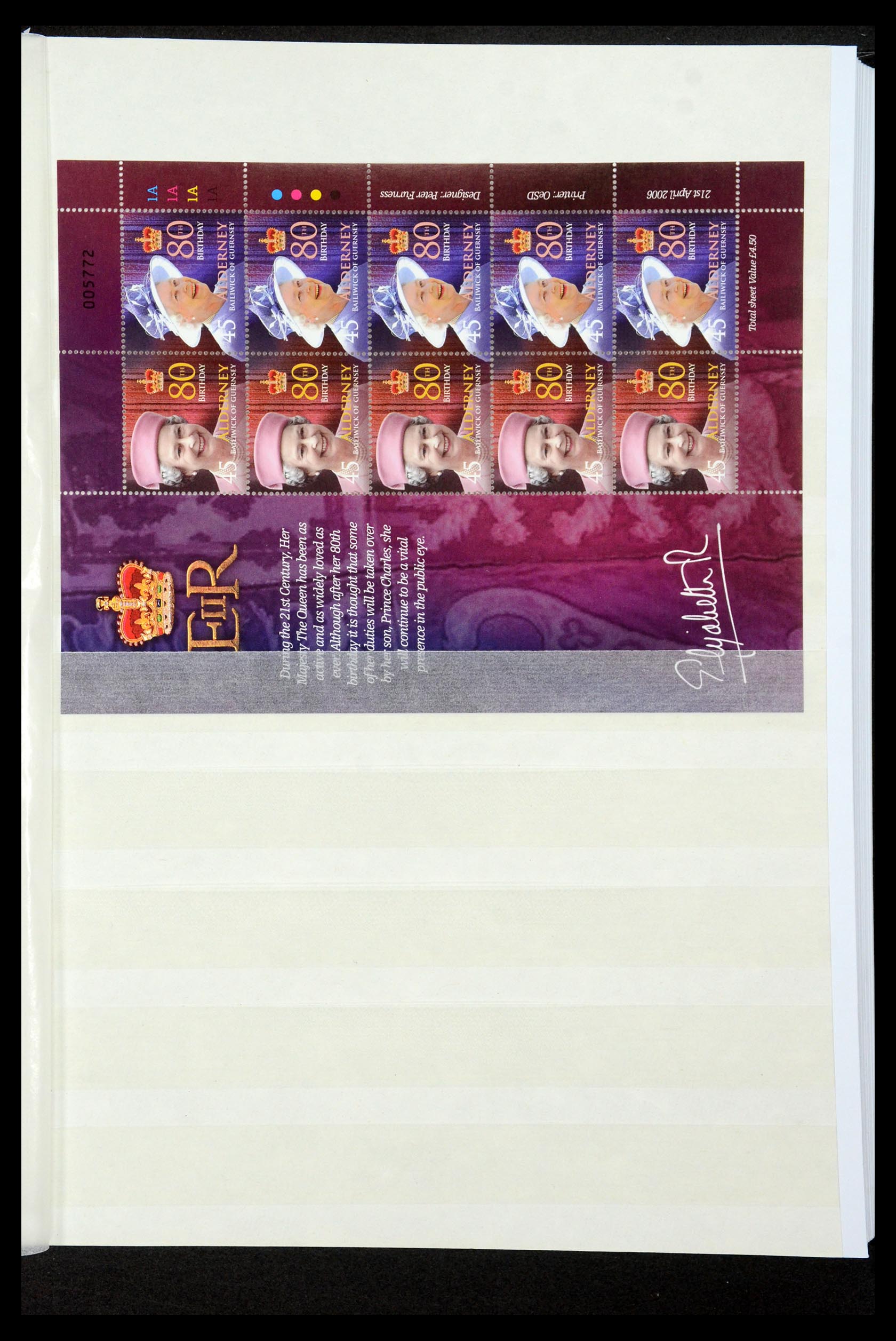 35529 156 - Stamp Collection 35529 Alderney1983-2014!