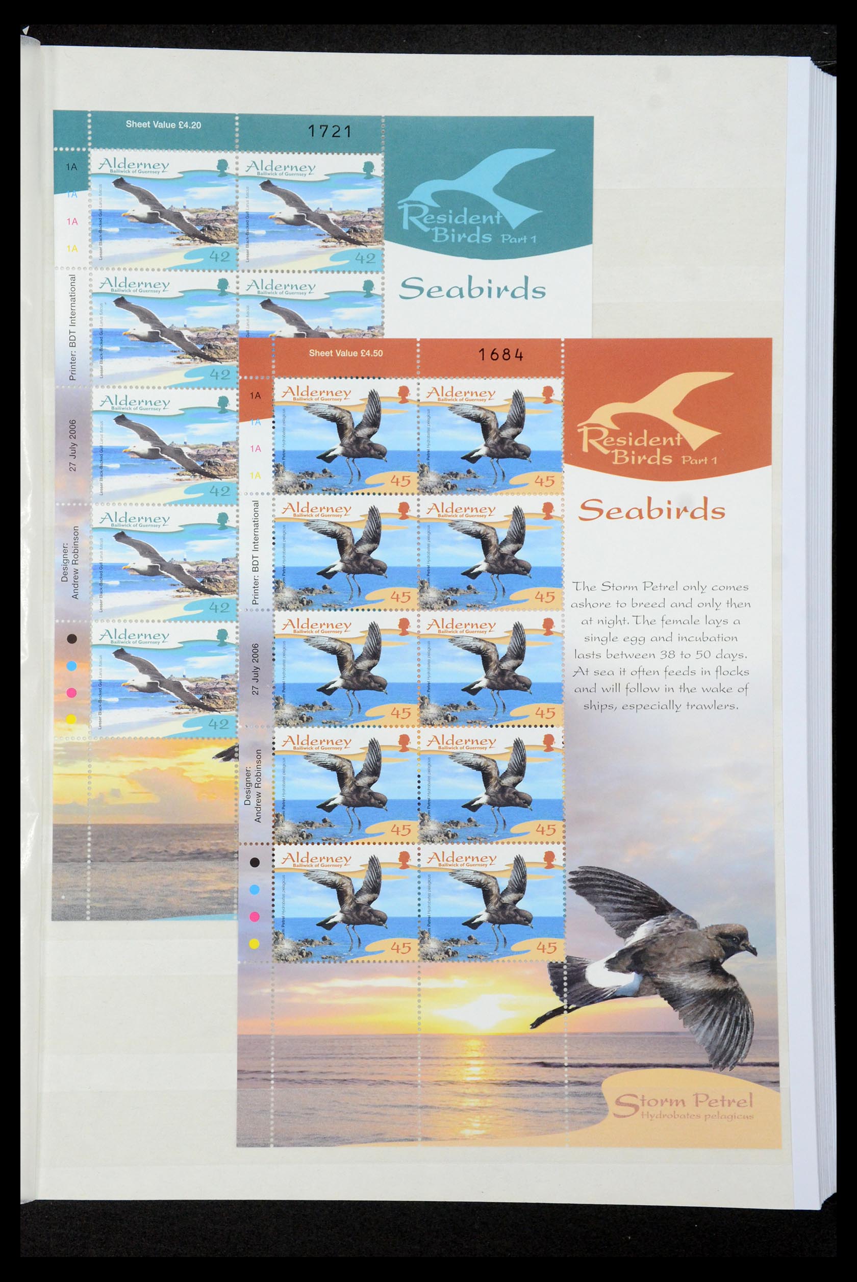 35529 159 - Stamp Collection 35529 Alderney1983-2014!