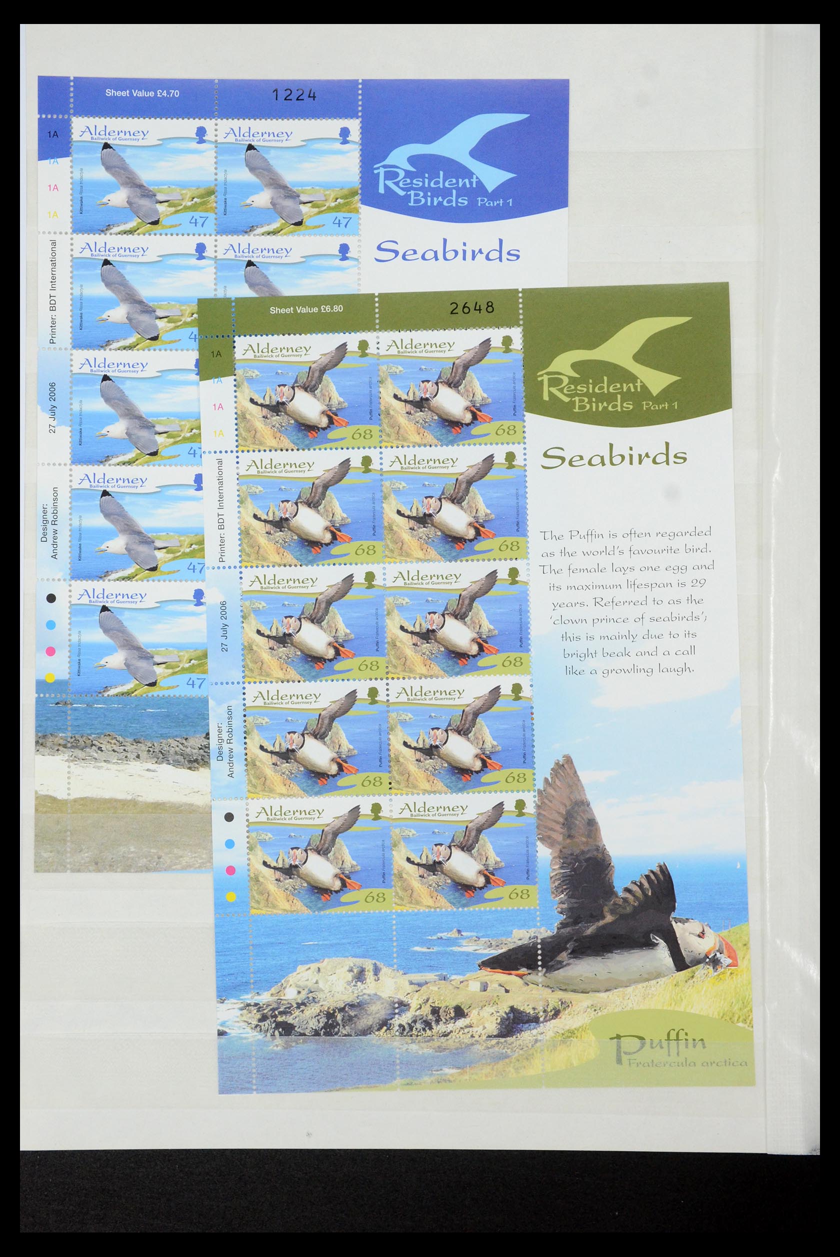 35529 160 - Stamp Collection 35529 Alderney1983-2014!