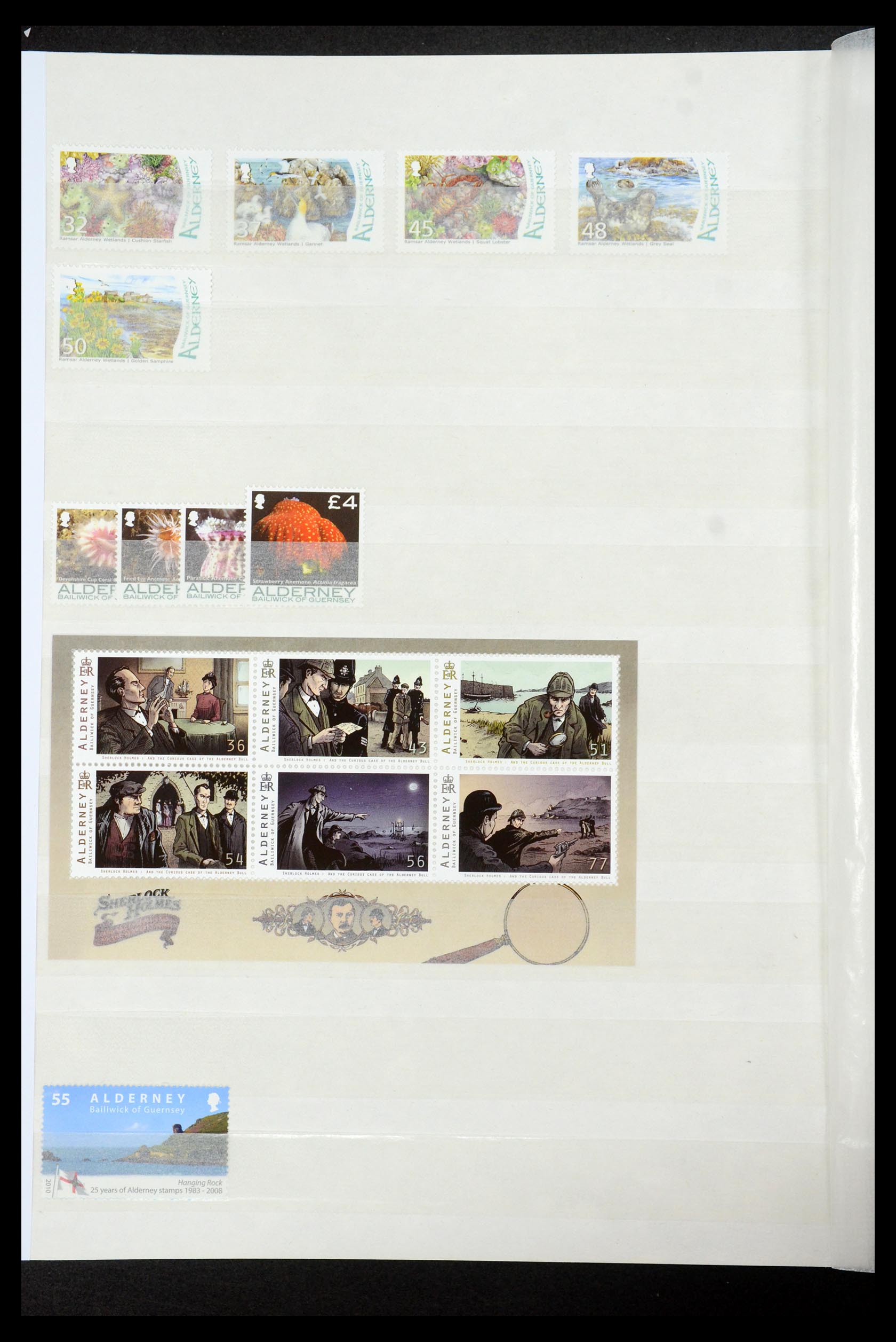 35529 162 - Postzegelverzameling 35529 Alderney1983-2014!