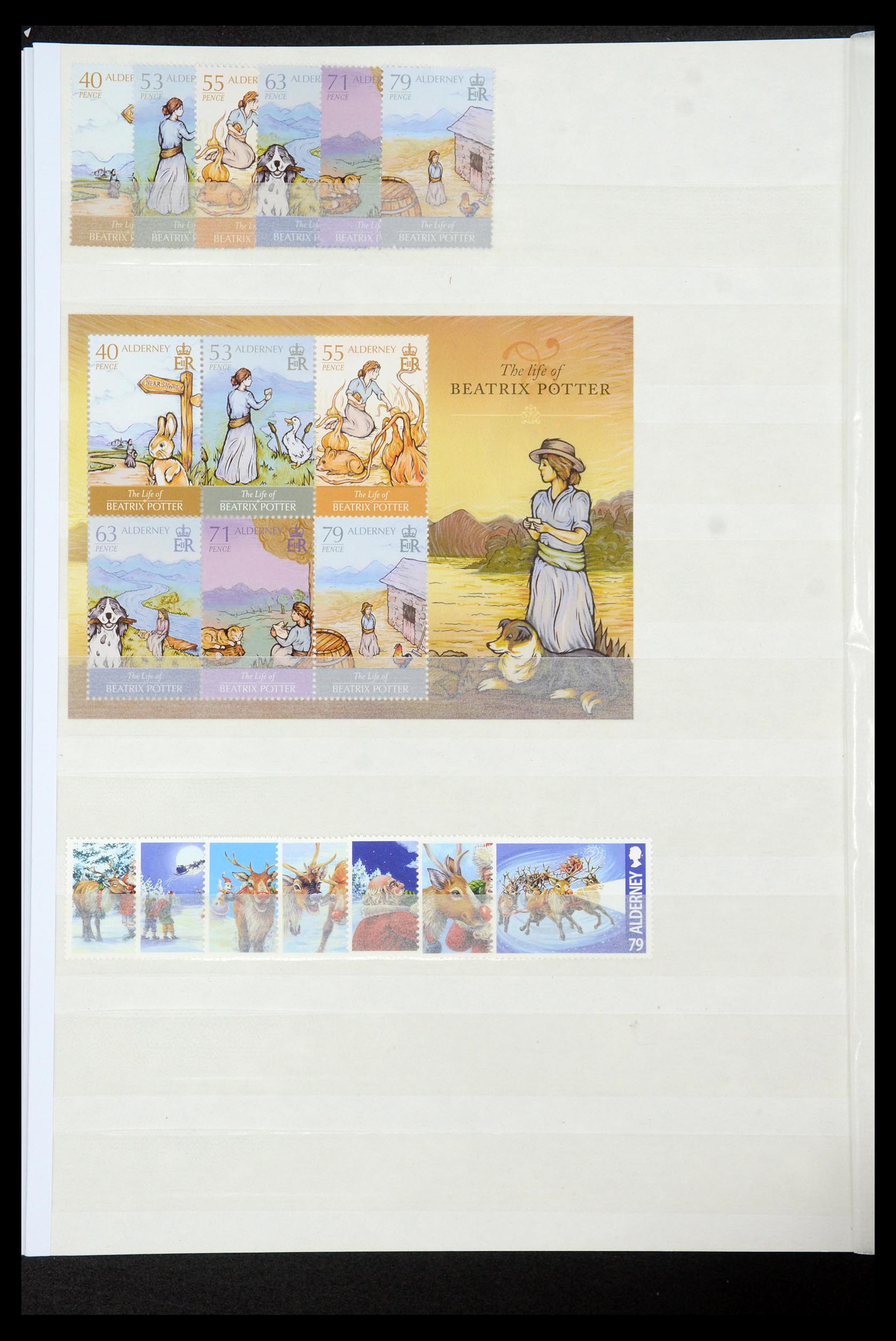 35529 164 - Postzegelverzameling 35529 Alderney1983-2014!