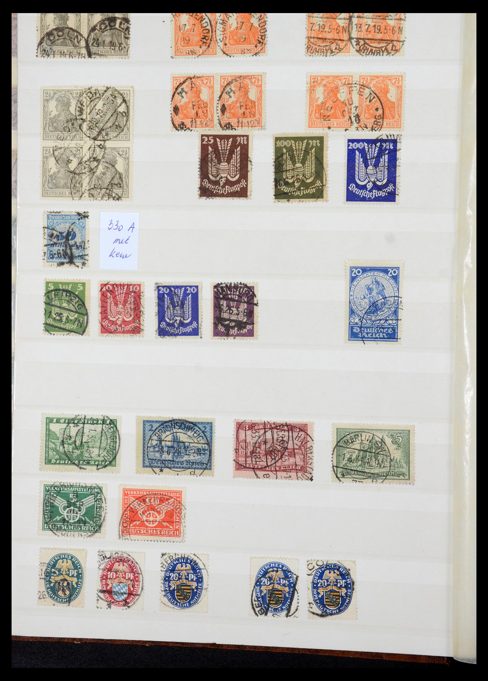 35530 004 - Stamp Collection 35530 German Reich 1872-1944 canceled.