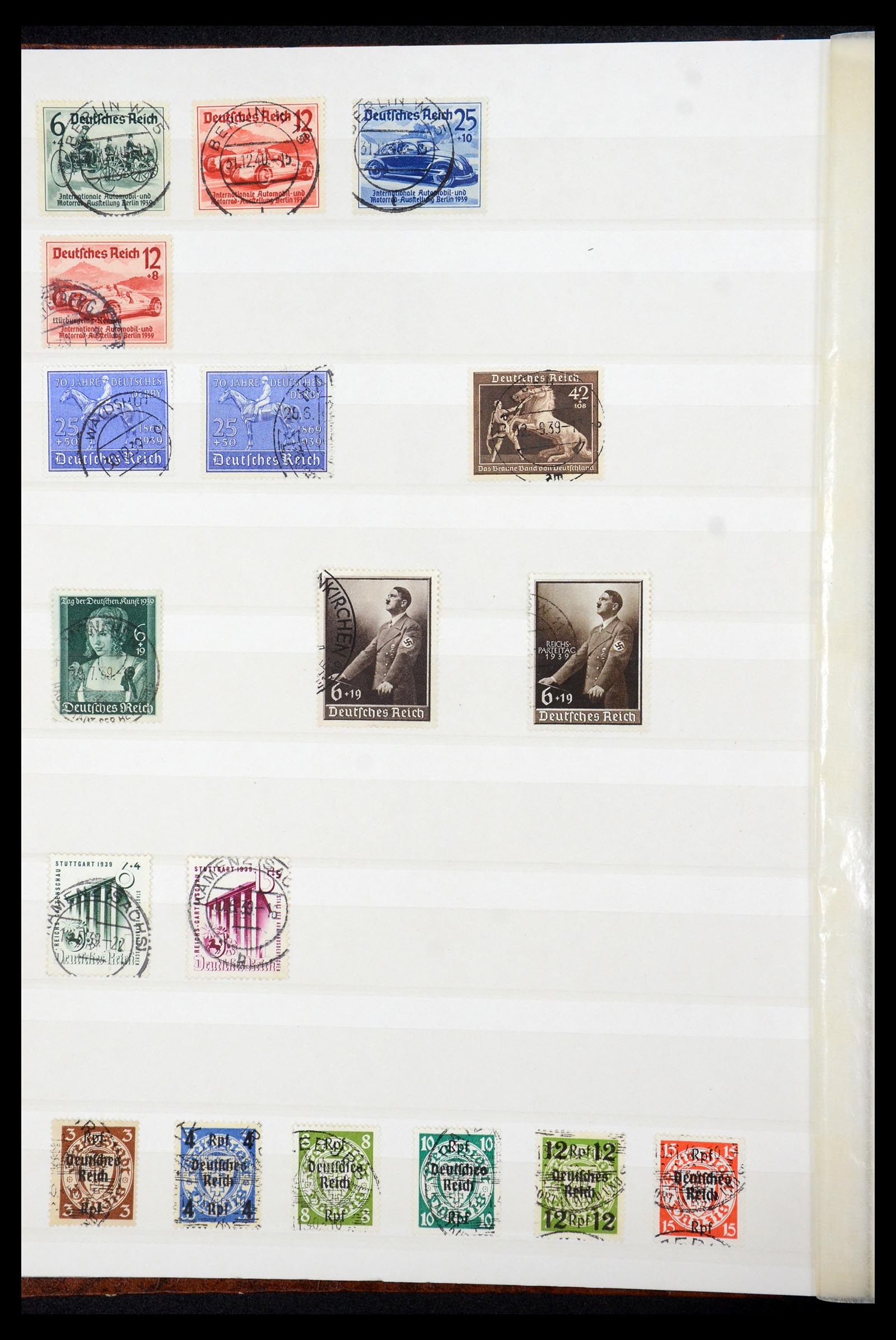 35530 008 - Postzegelverzameling 35530 Duitse Rijk 1872-1944 gestempeld.