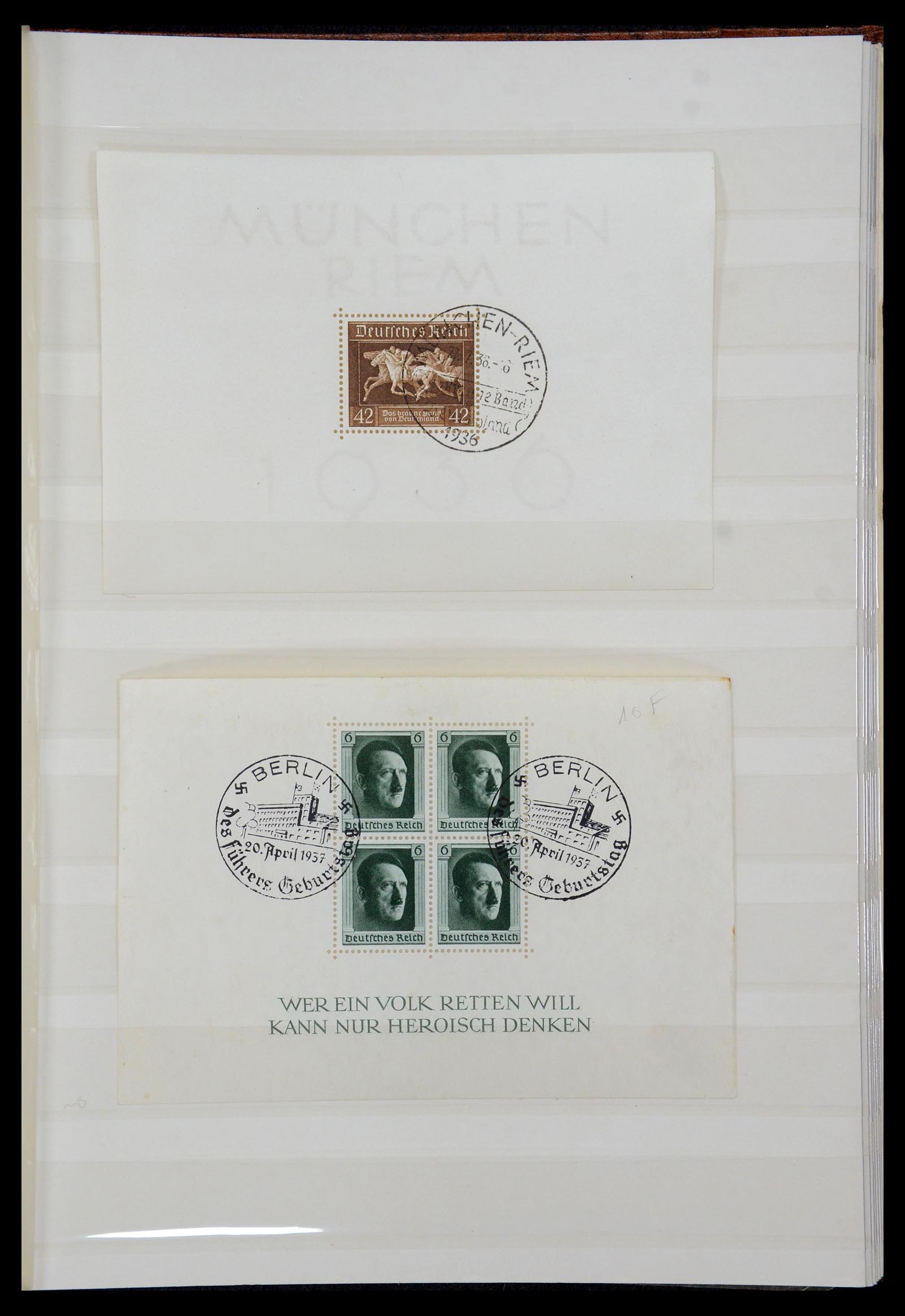 35530 013 - Postzegelverzameling 35530 Duitse Rijk 1872-1944 gestempeld.
