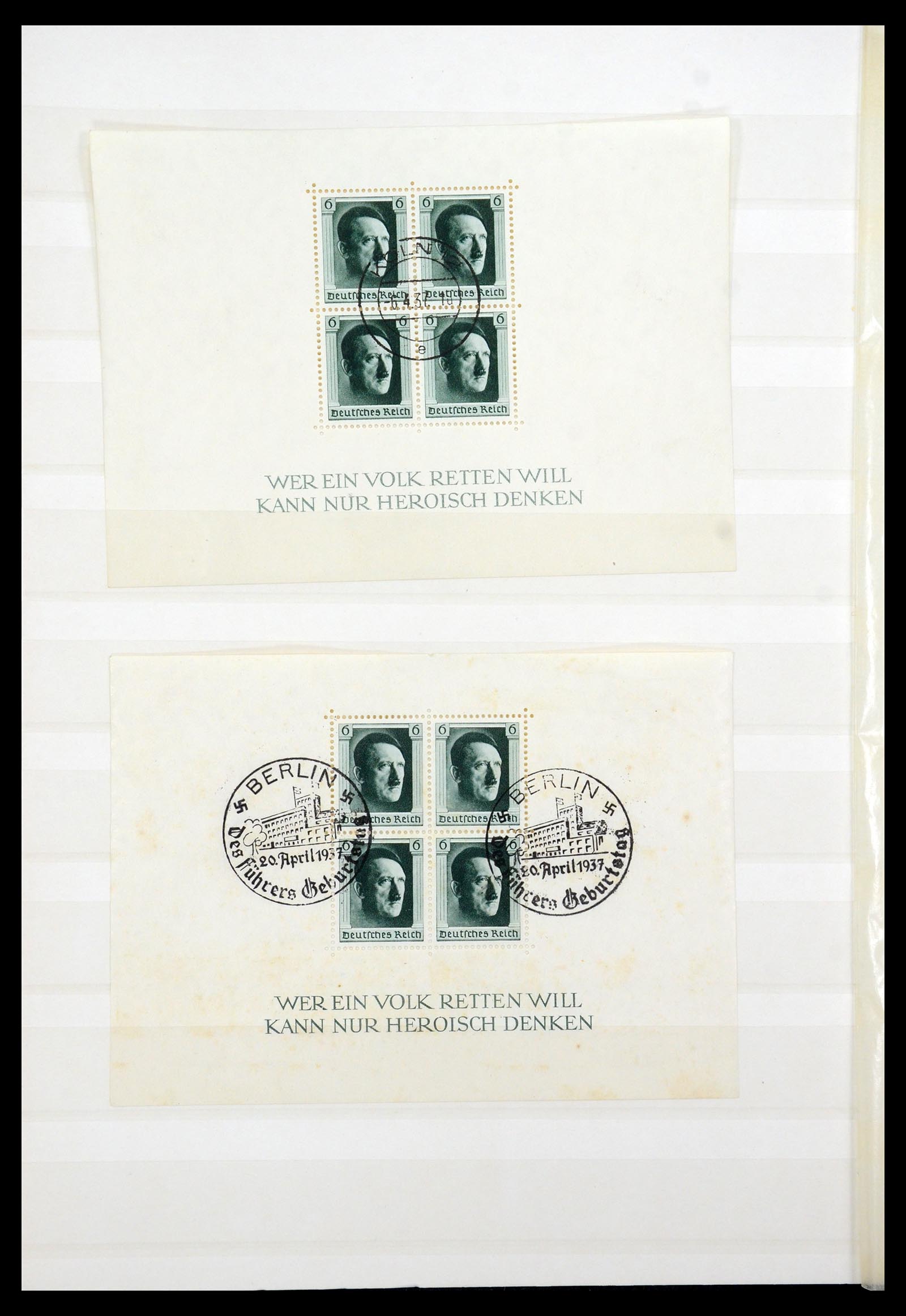 35530 014 - Postzegelverzameling 35530 Duitse Rijk 1872-1944 gestempeld.