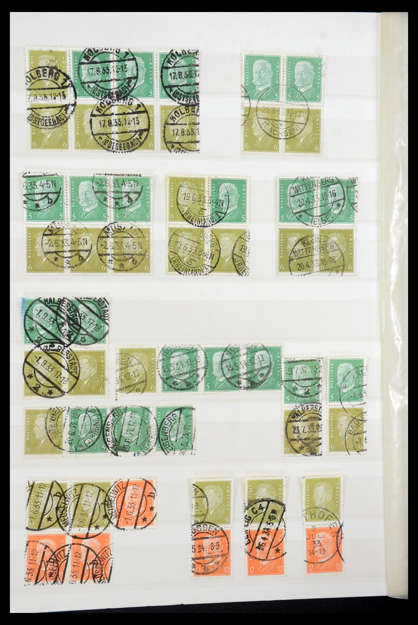 35530 016 - Postzegelverzameling 35530 Duitse Rijk 1872-1944 gestempeld.