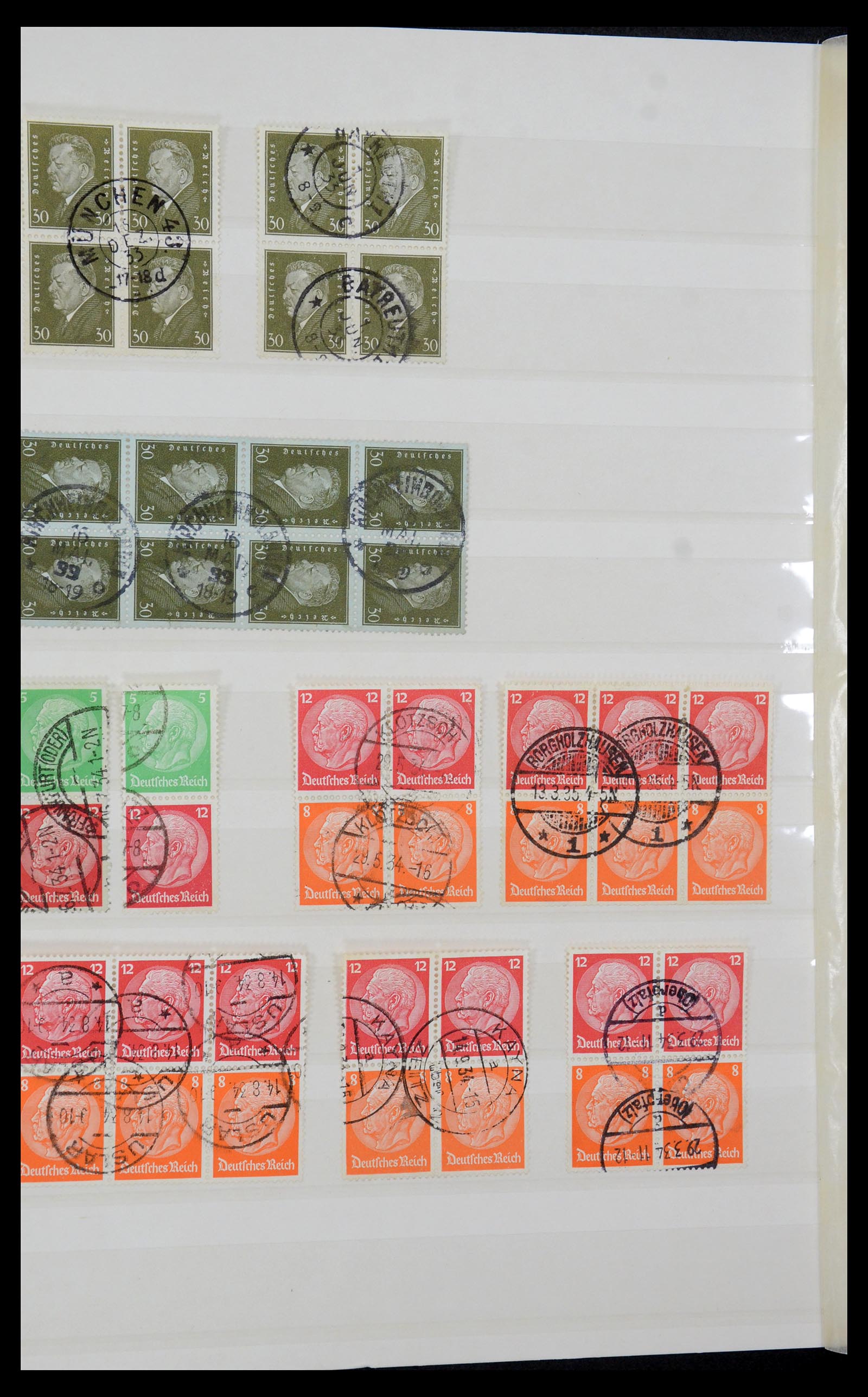 35530 018 - Stamp Collection 35530 German Reich 1872-1944 canceled.
