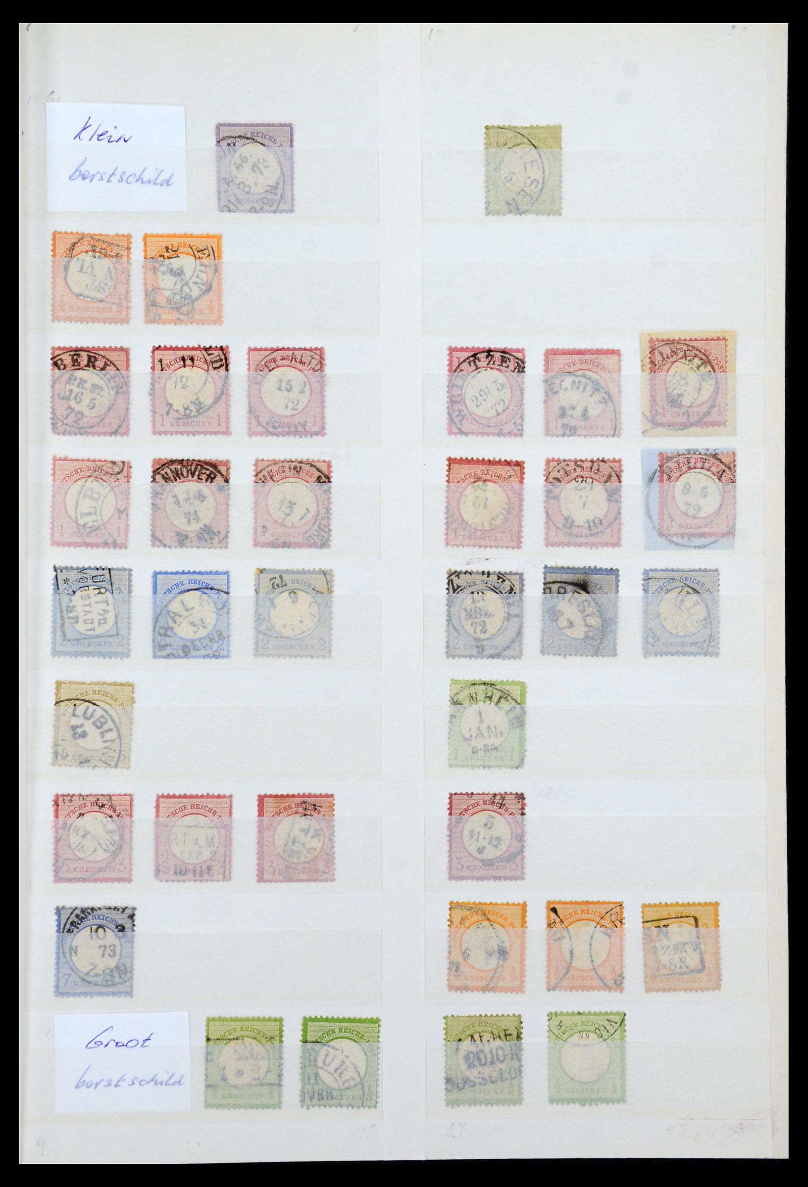 35531 001 - Postzegelverzameling 35531 Duitse Rijk 1872-1944 gestempeld.