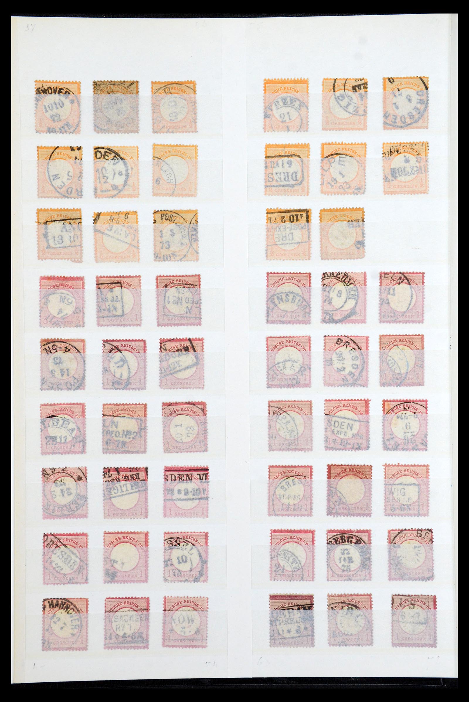35531 002 - Postzegelverzameling 35531 Duitse Rijk 1872-1944 gestempeld.
