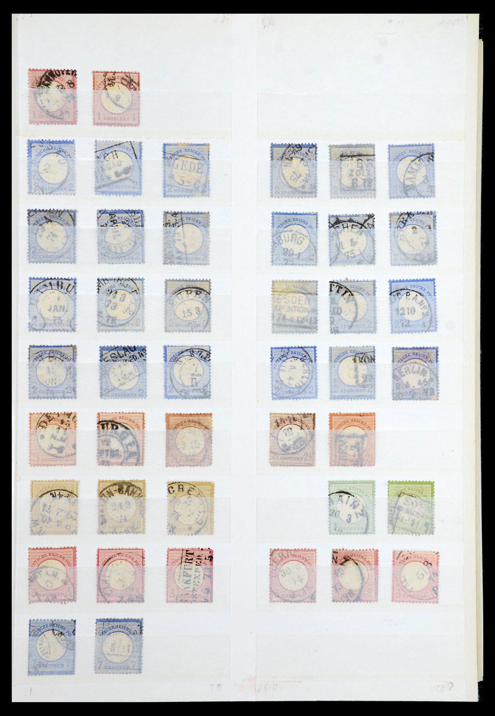 35531 003 - Postzegelverzameling 35531 Duitse Rijk 1872-1944 gestempeld.