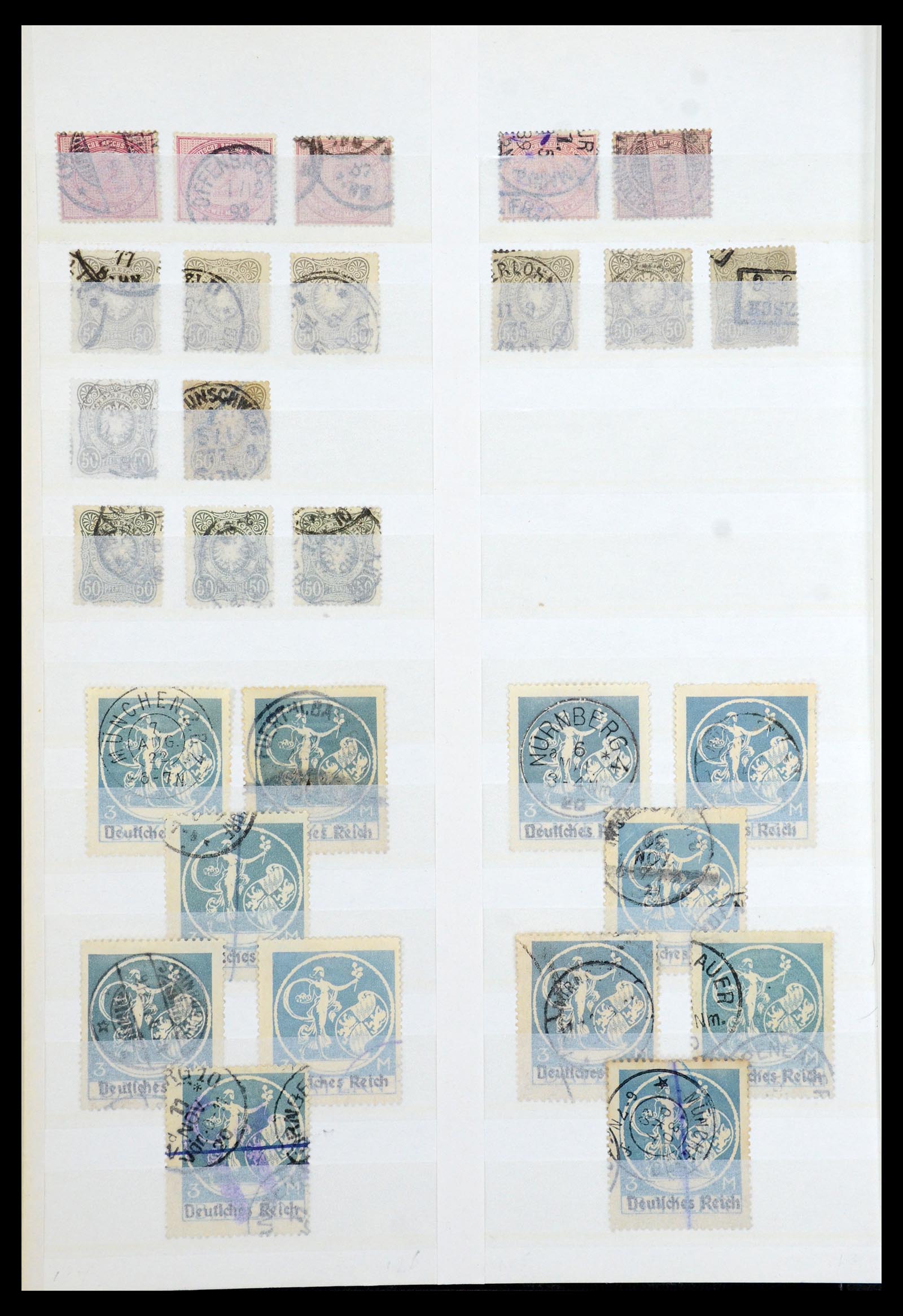 35531 004 - Postzegelverzameling 35531 Duitse Rijk 1872-1944 gestempeld.