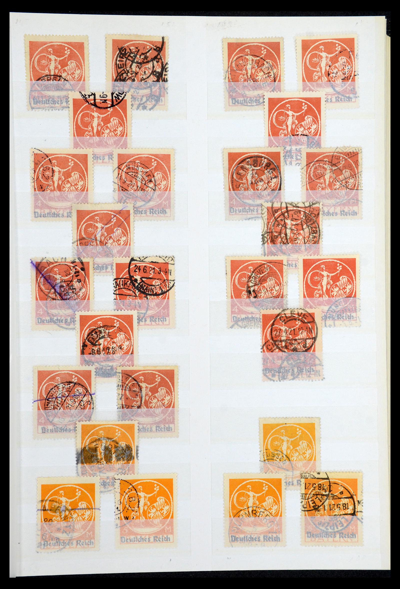 35531 005 - Postzegelverzameling 35531 Duitse Rijk 1872-1944 gestempeld.