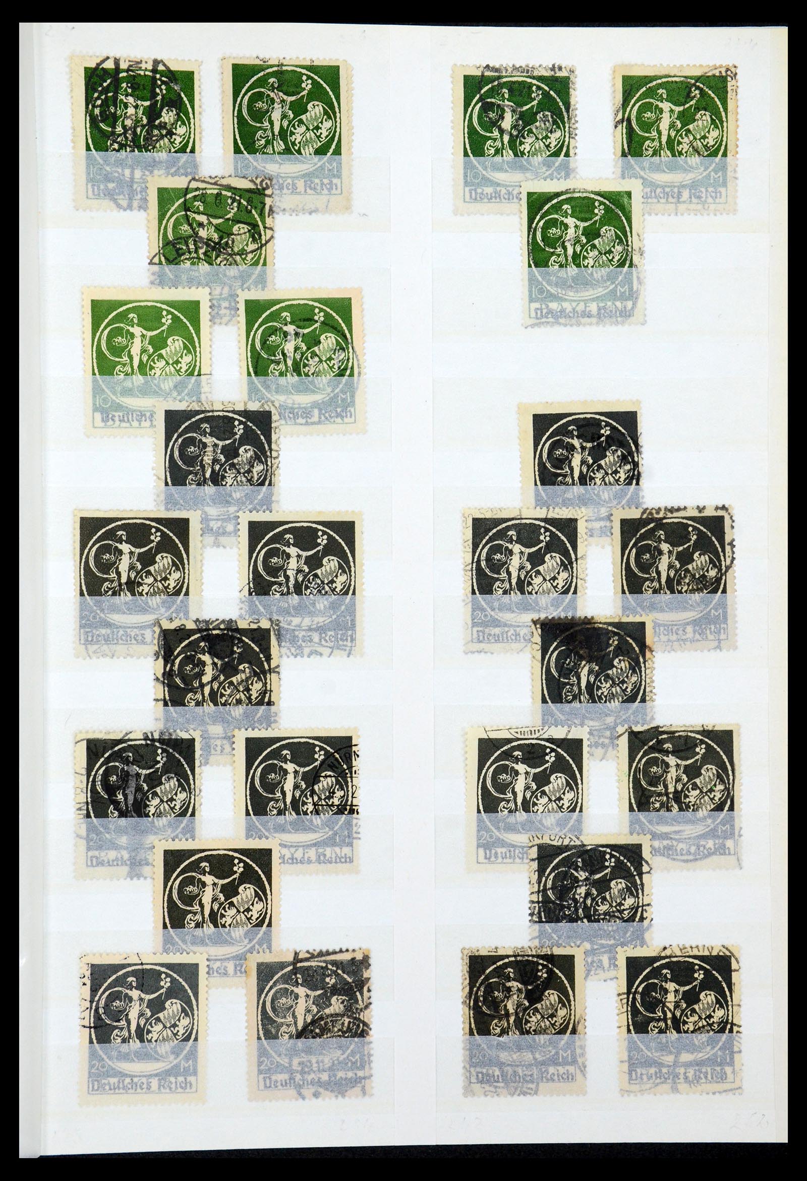 35531 007 - Postzegelverzameling 35531 Duitse Rijk 1872-1944 gestempeld.