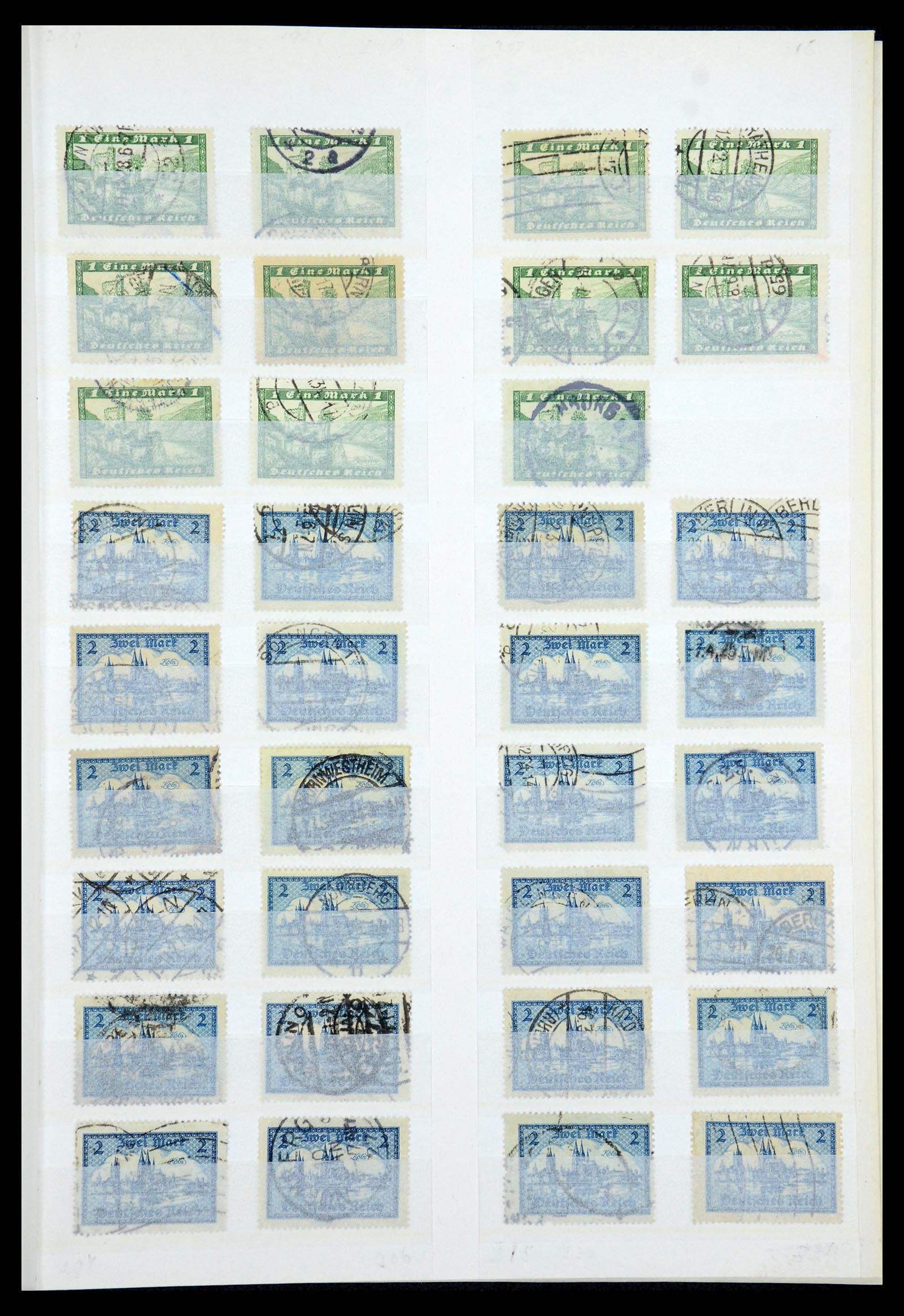 35531 009 - Postzegelverzameling 35531 Duitse Rijk 1872-1944 gestempeld.