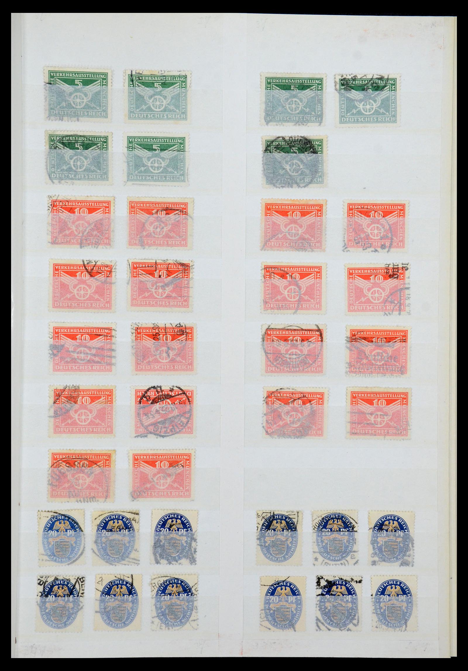 35531 011 - Postzegelverzameling 35531 Duitse Rijk 1872-1944 gestempeld.