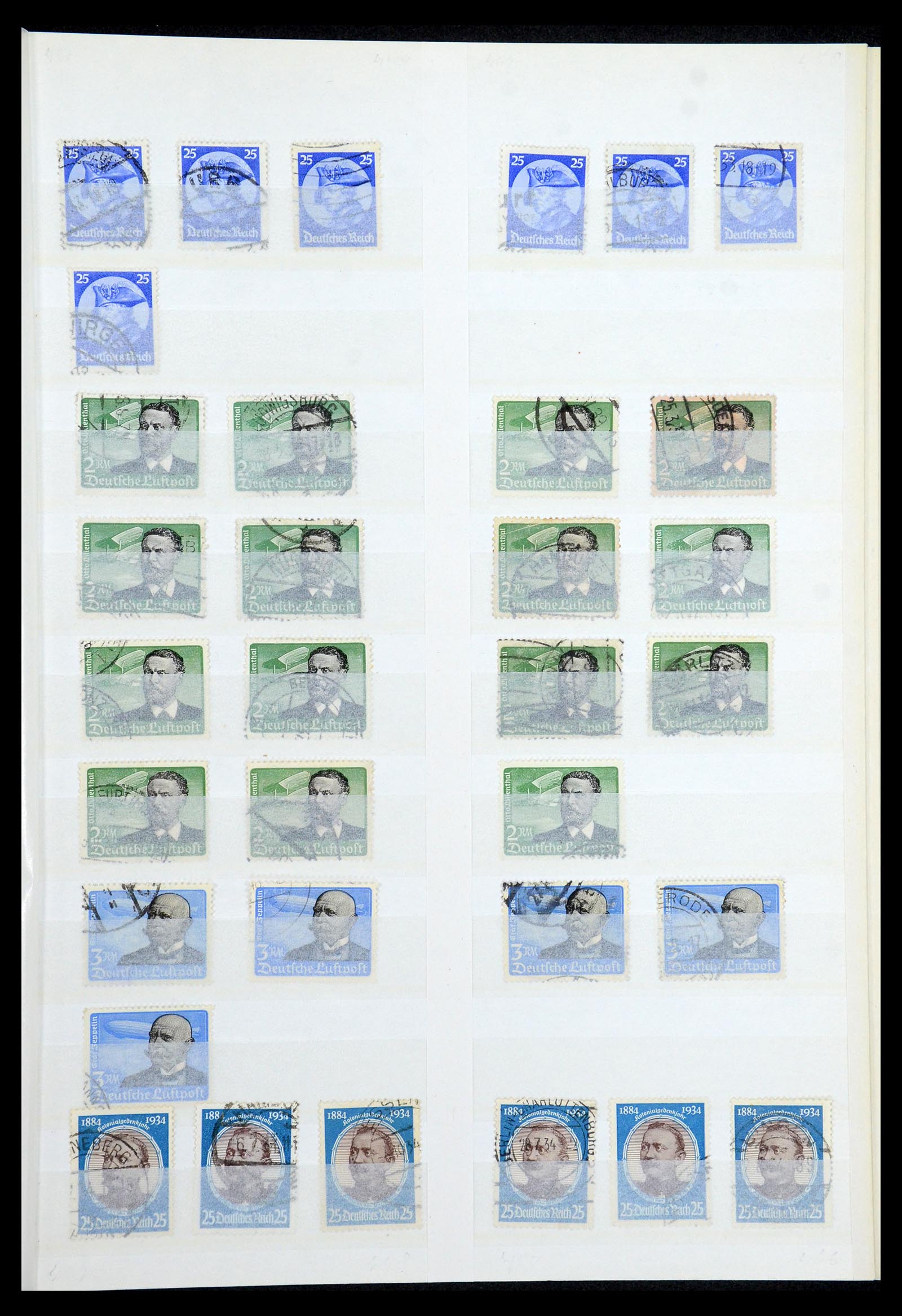 35531 013 - Postzegelverzameling 35531 Duitse Rijk 1872-1944 gestempeld.