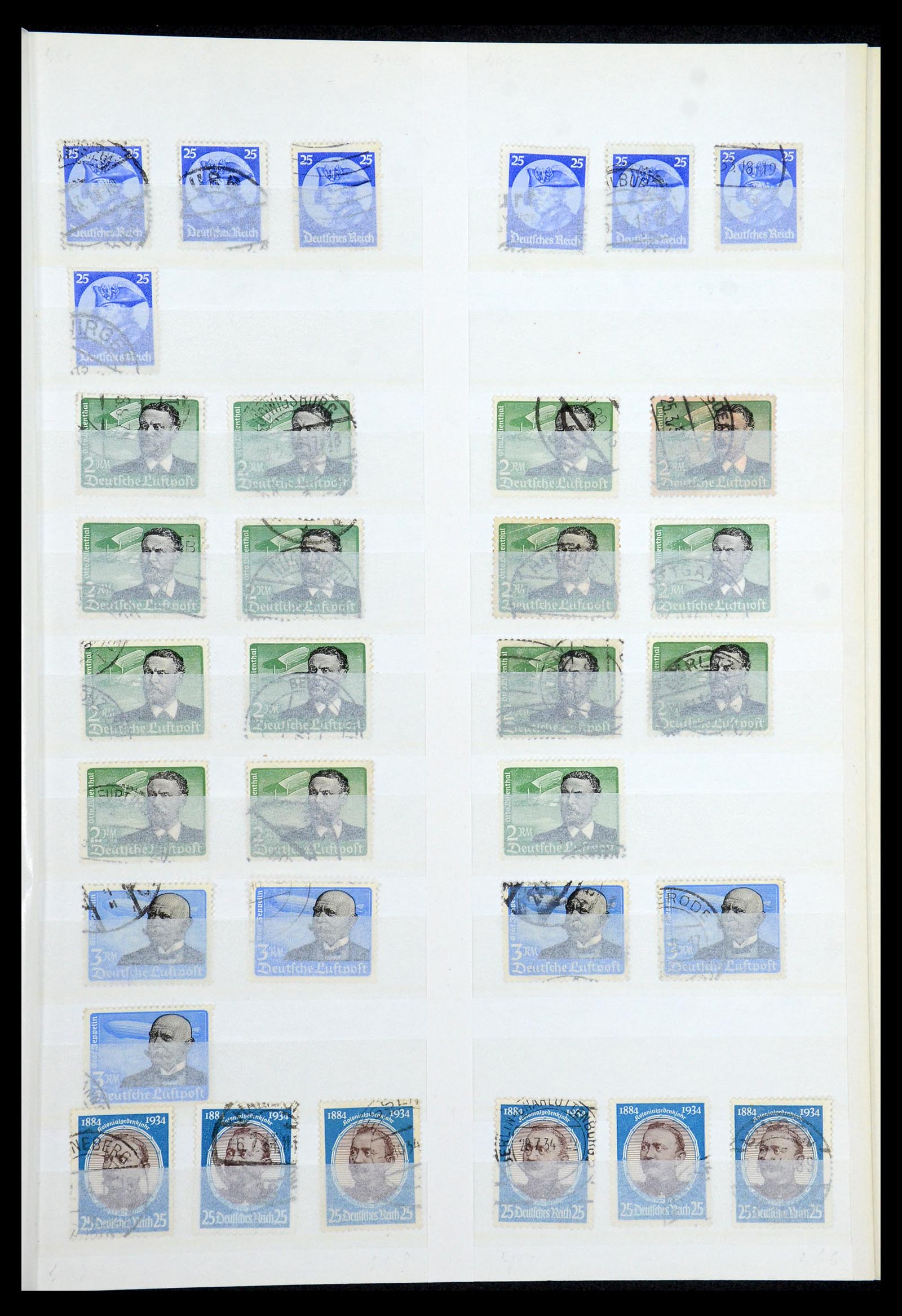 35531 013 - Stamp Collection 35531 German Reich 1872-1944 canceled.