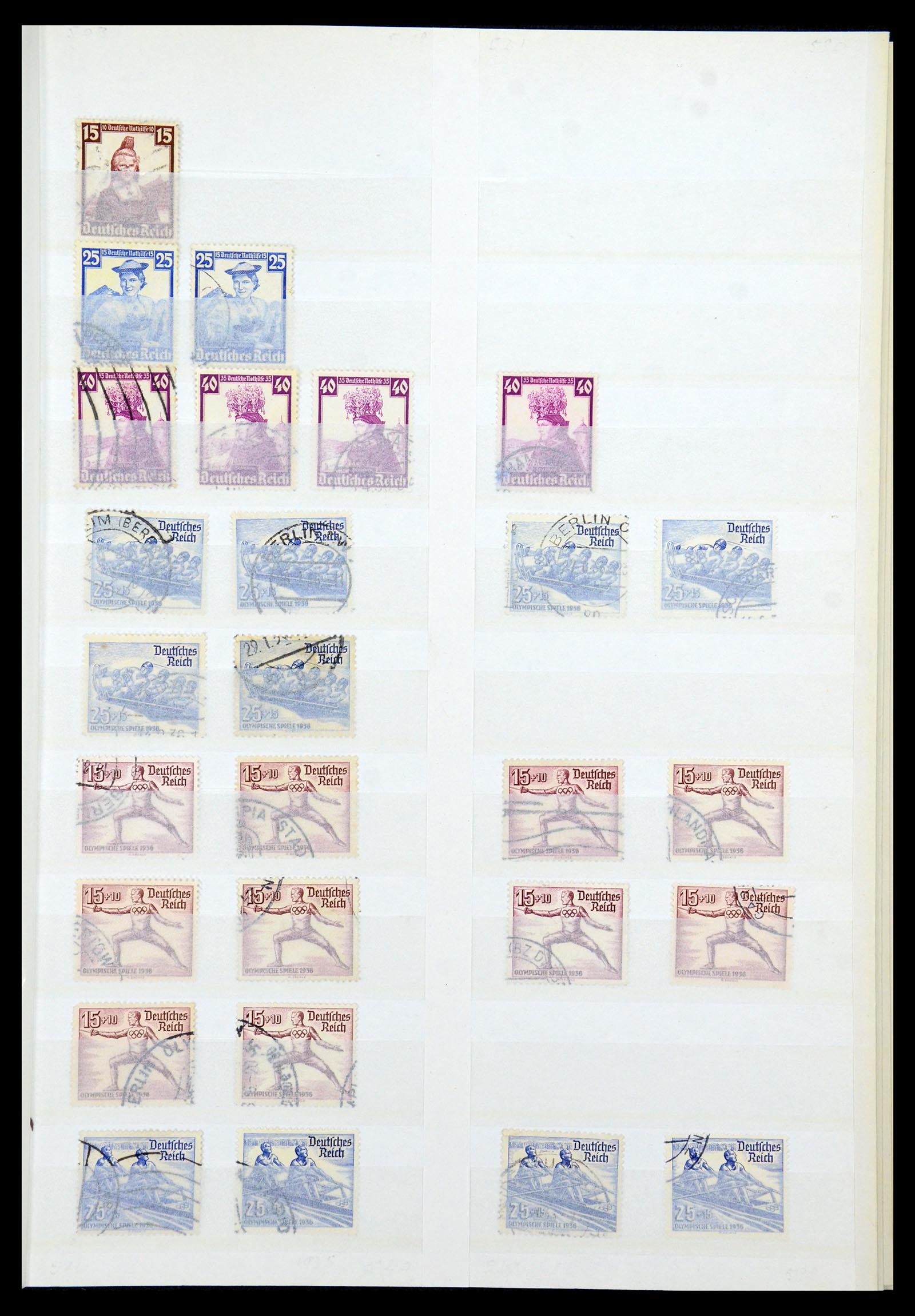 35531 015 - Stamp Collection 35531 German Reich 1872-1944 canceled.