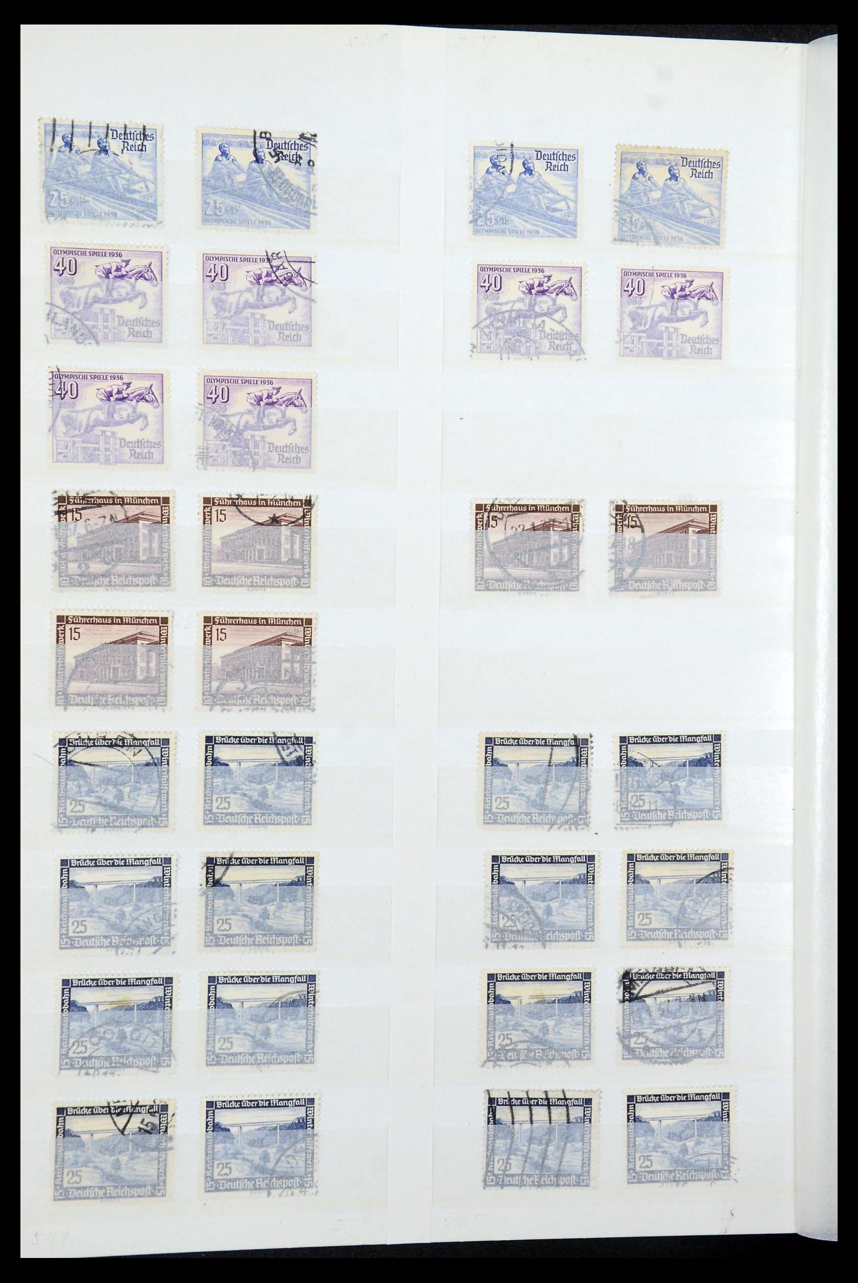 35531 016 - Postzegelverzameling 35531 Duitse Rijk 1872-1944 gestempeld.